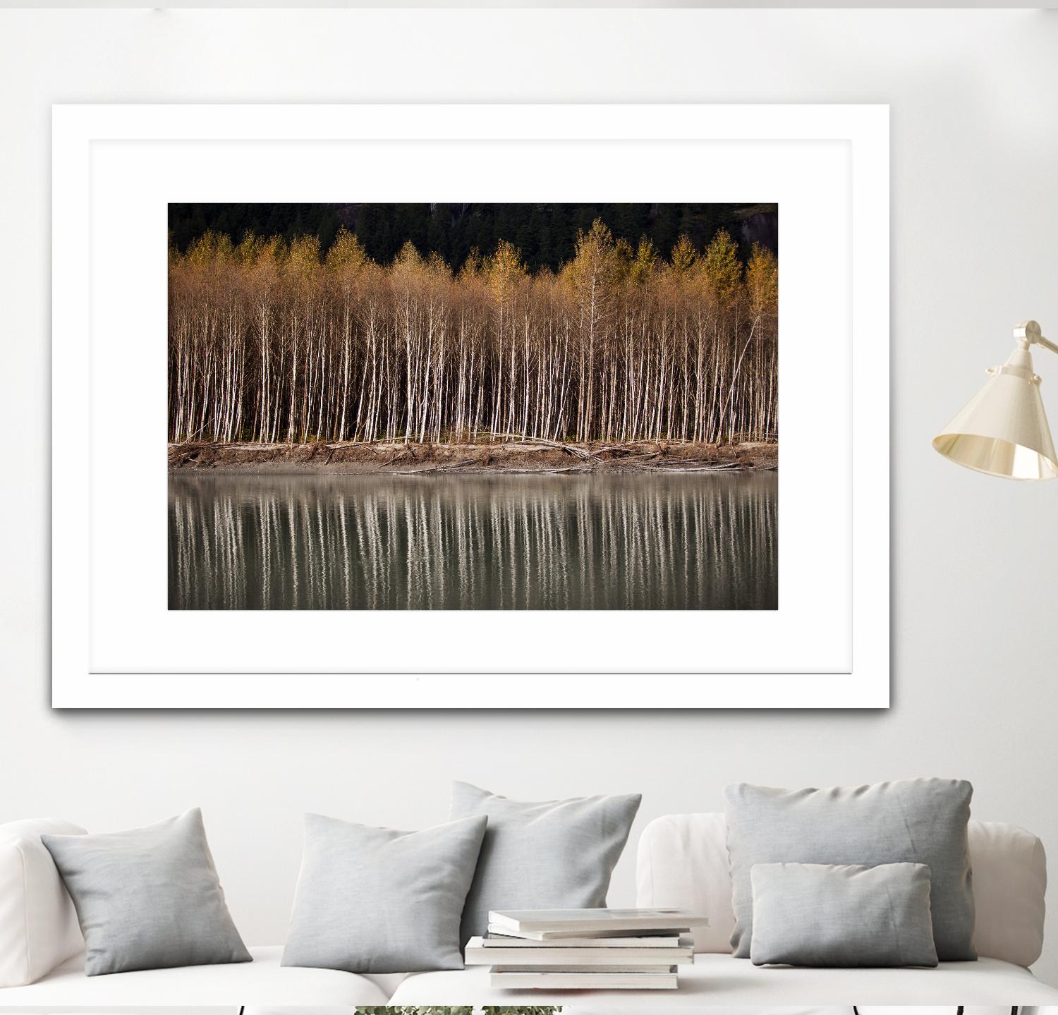 Golden Visions by Aaron Matheson on GIANT ART - grey landscape