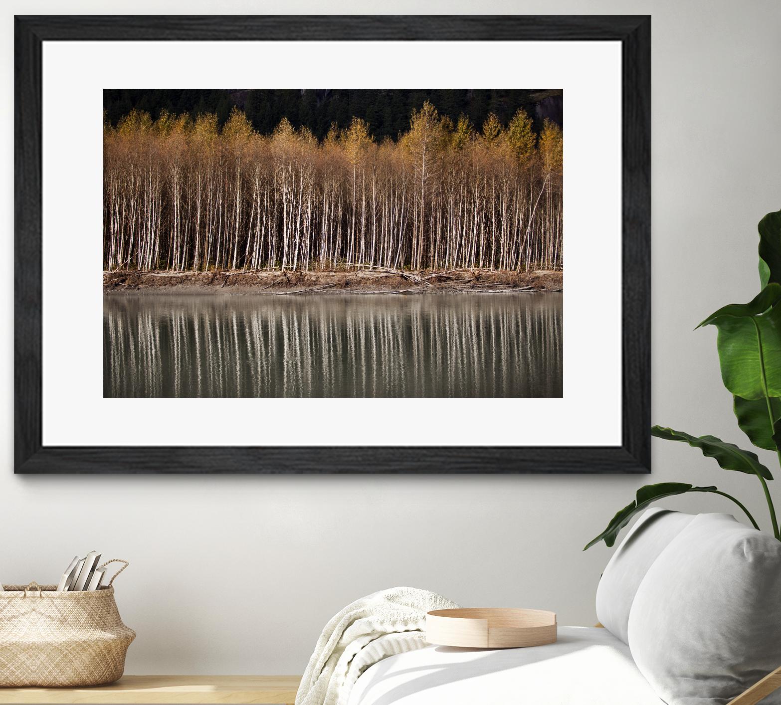 Golden Visions by Aaron Matheson on GIANT ART - grey landscape