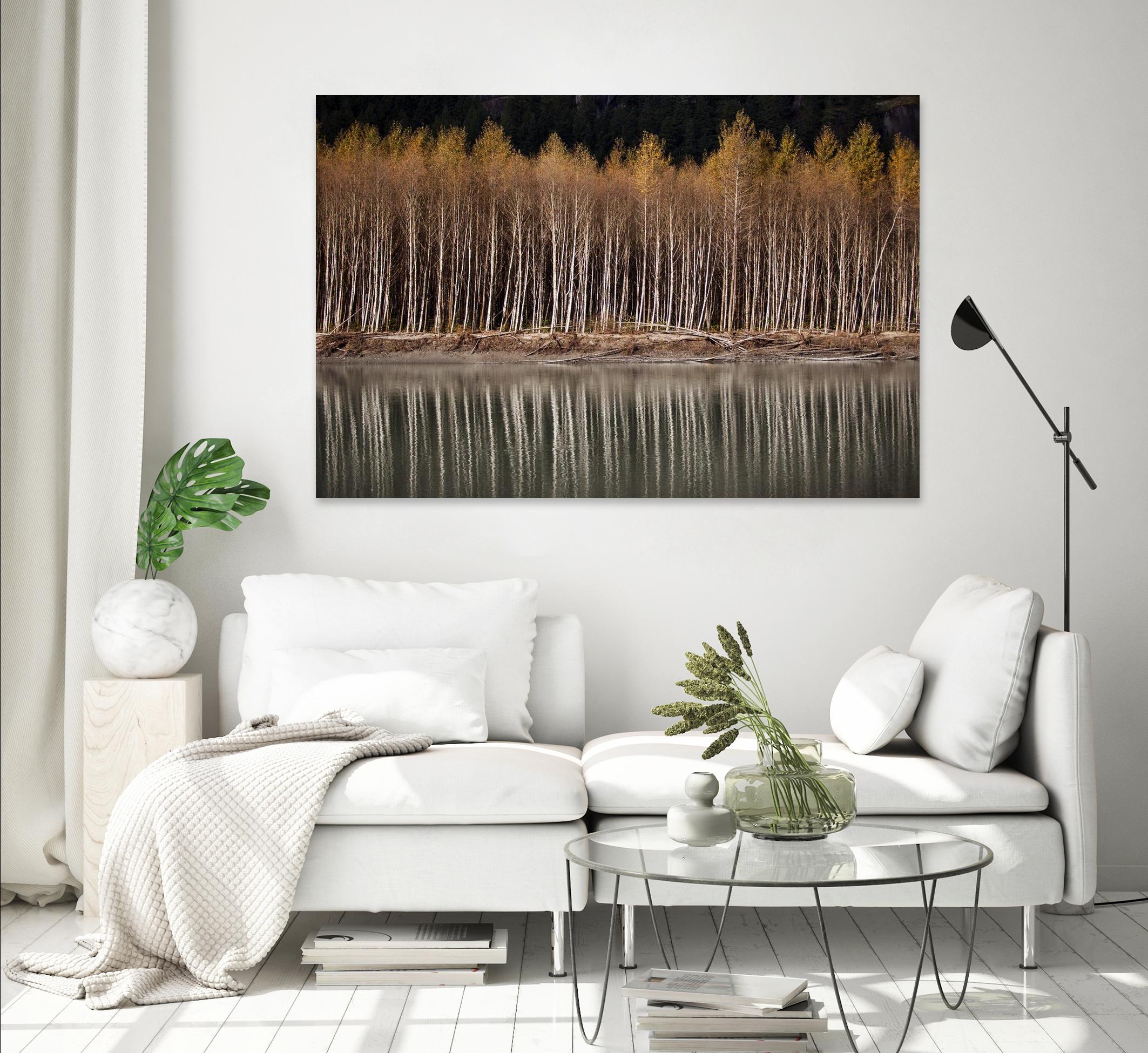 Golden Visions by Aaron Matheson on GIANT ART - grey landscape