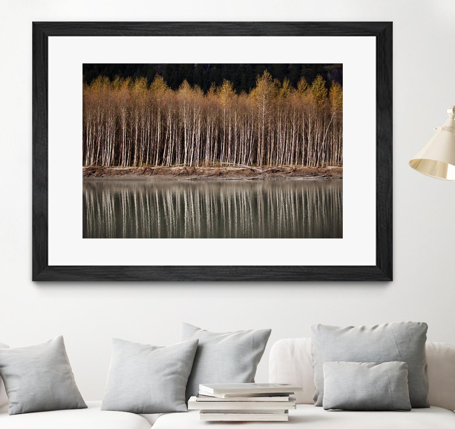 Golden Visions by Aaron Matheson on GIANT ART - grey landscape