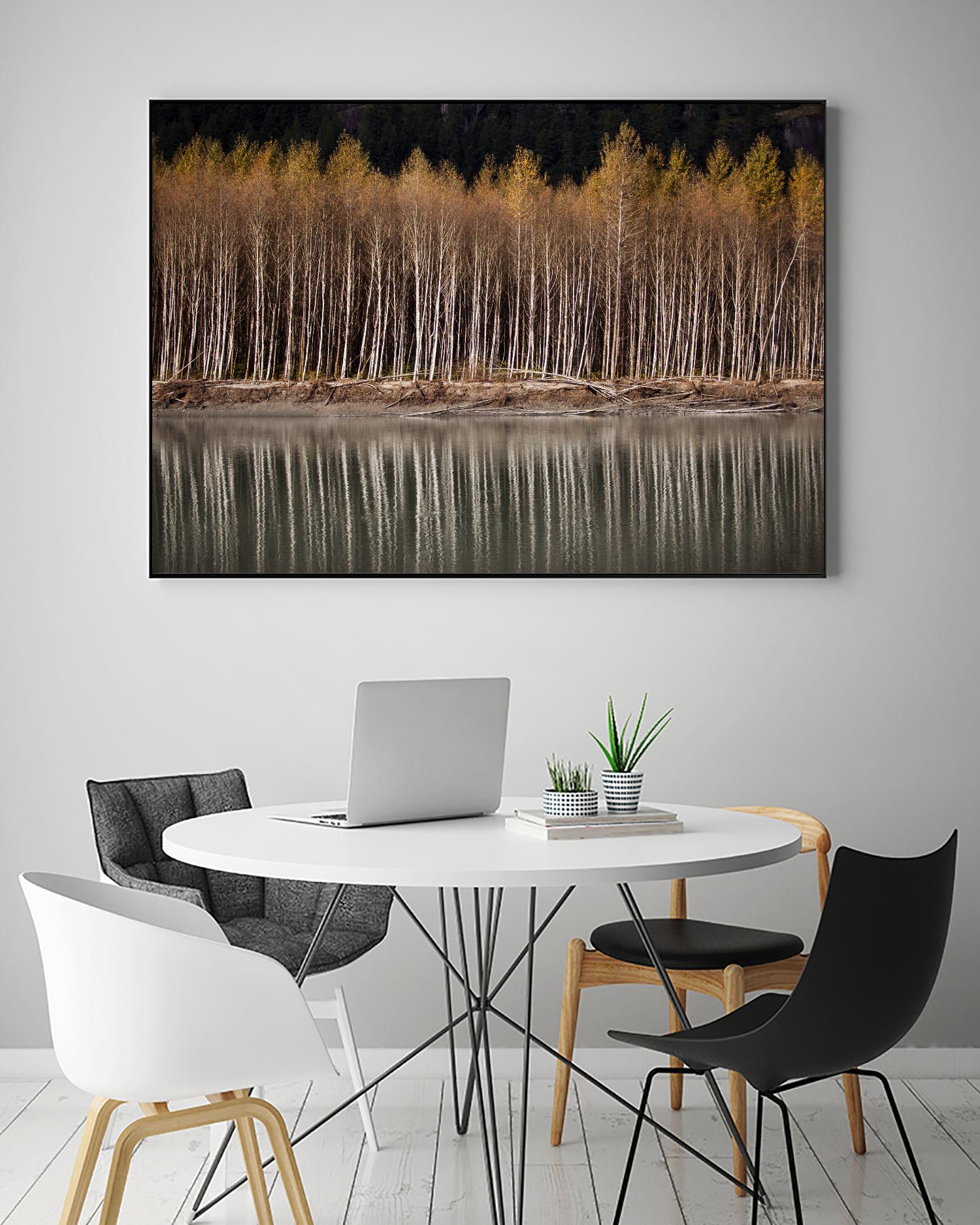 Golden Visions by Aaron Matheson on GIANT ART - grey landscape