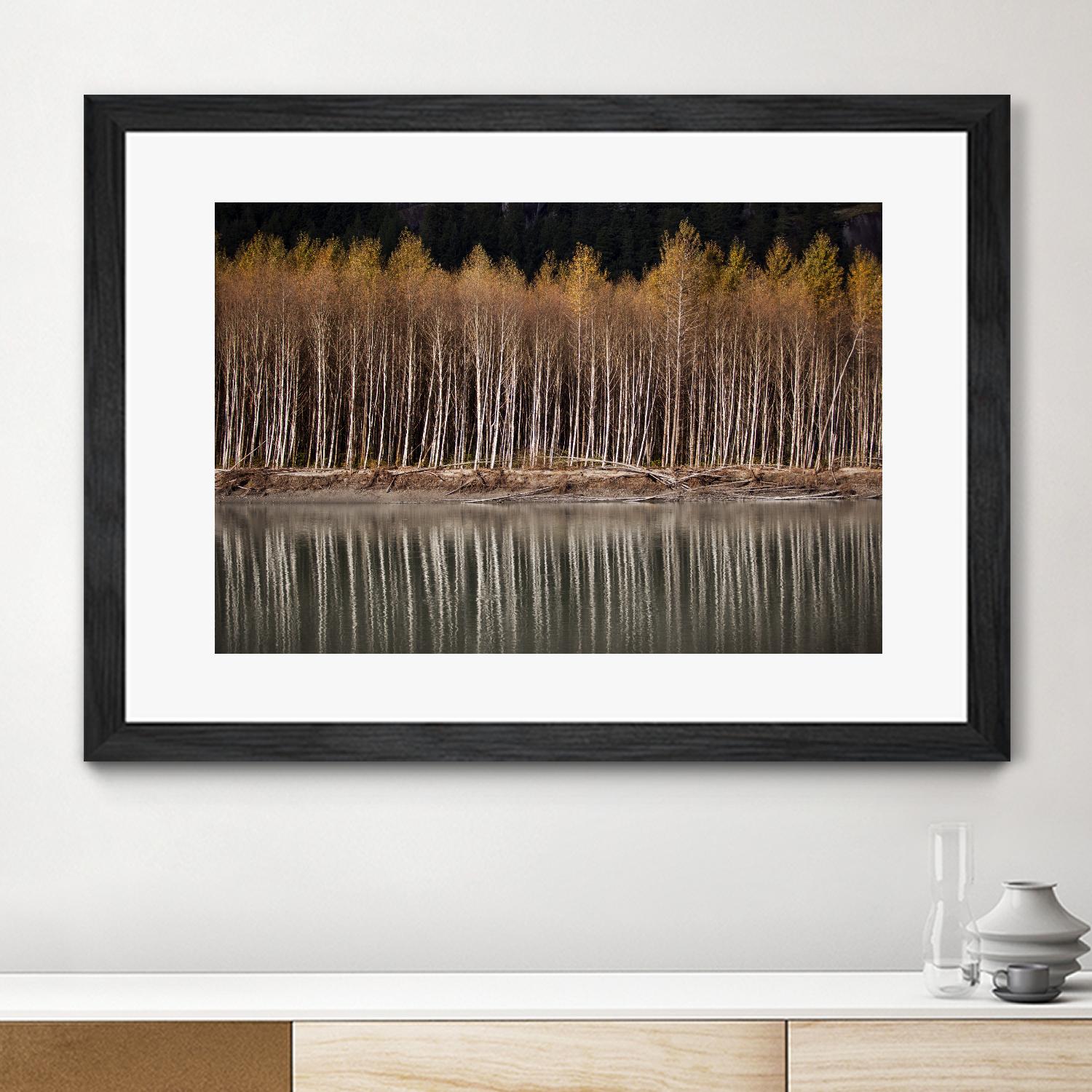 Golden Visions by Aaron Matheson on GIANT ART - grey landscape