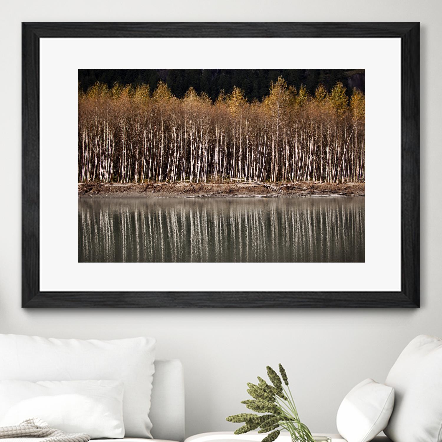 Golden Visions by Aaron Matheson on GIANT ART - grey landscape