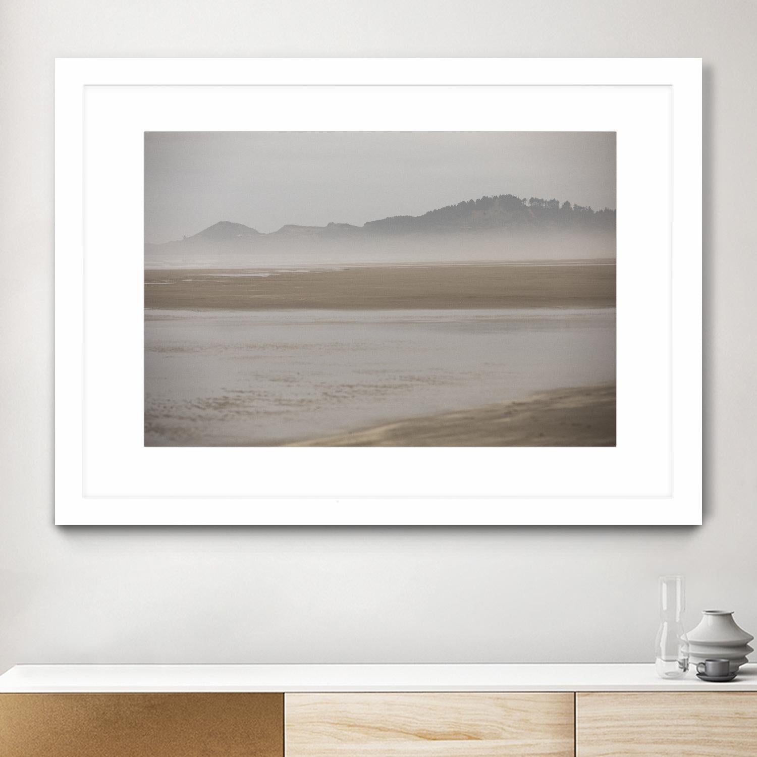 Coastal Mist by Aaron Matheson on GIANT ART - whites & creams coastal