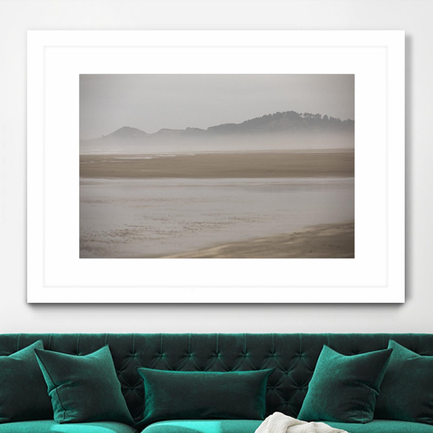 Coastal Mist by Aaron Matheson on GIANT ART - whites & creams coastal