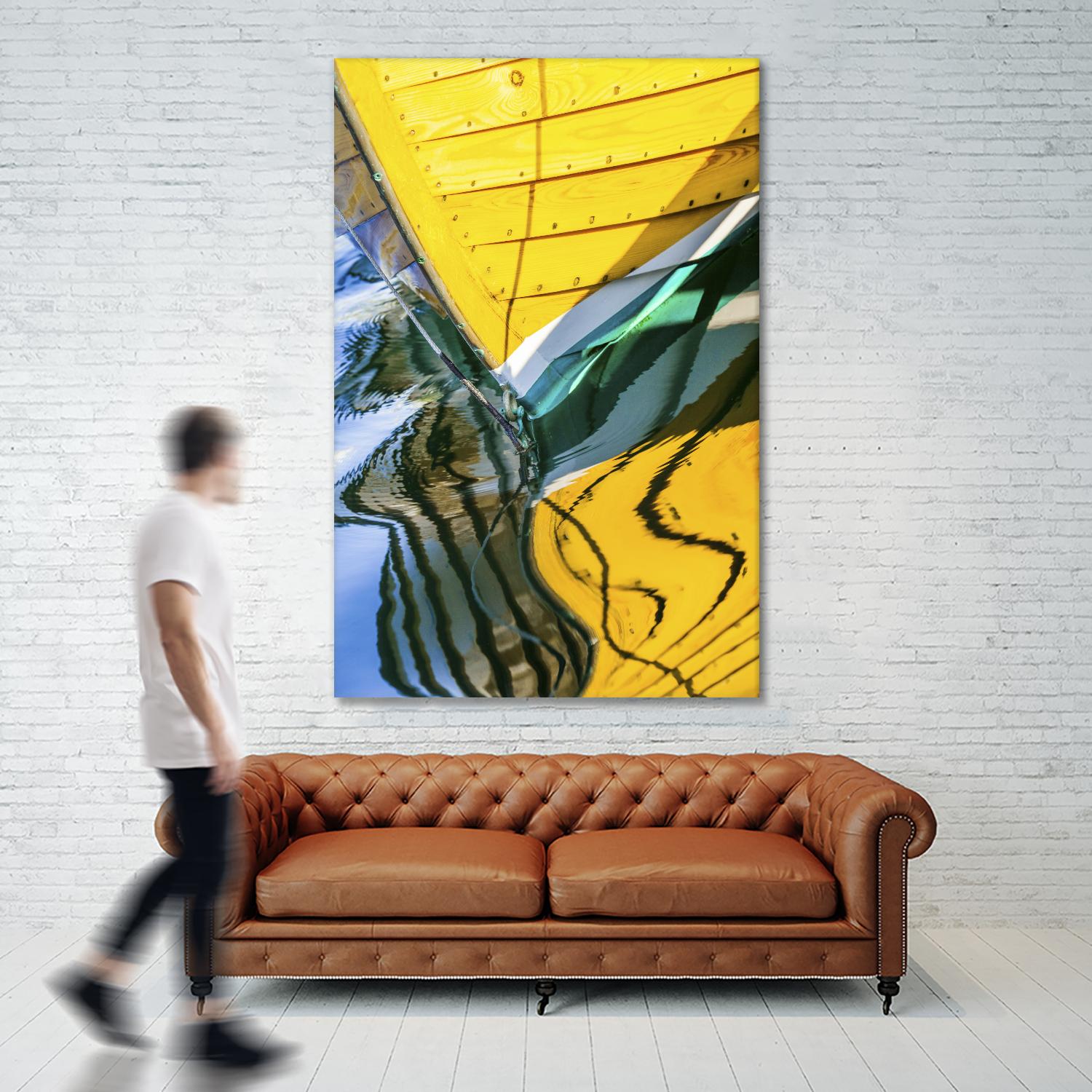Sunny Yellow Days by Melissa McClain on GIANT ART - blue photo art