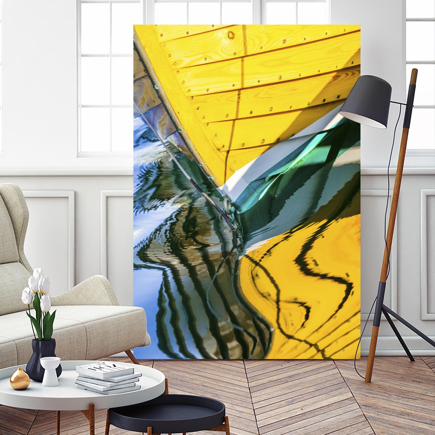 Sunny Yellow Days by Melissa McClain on GIANT ART - blue photo art