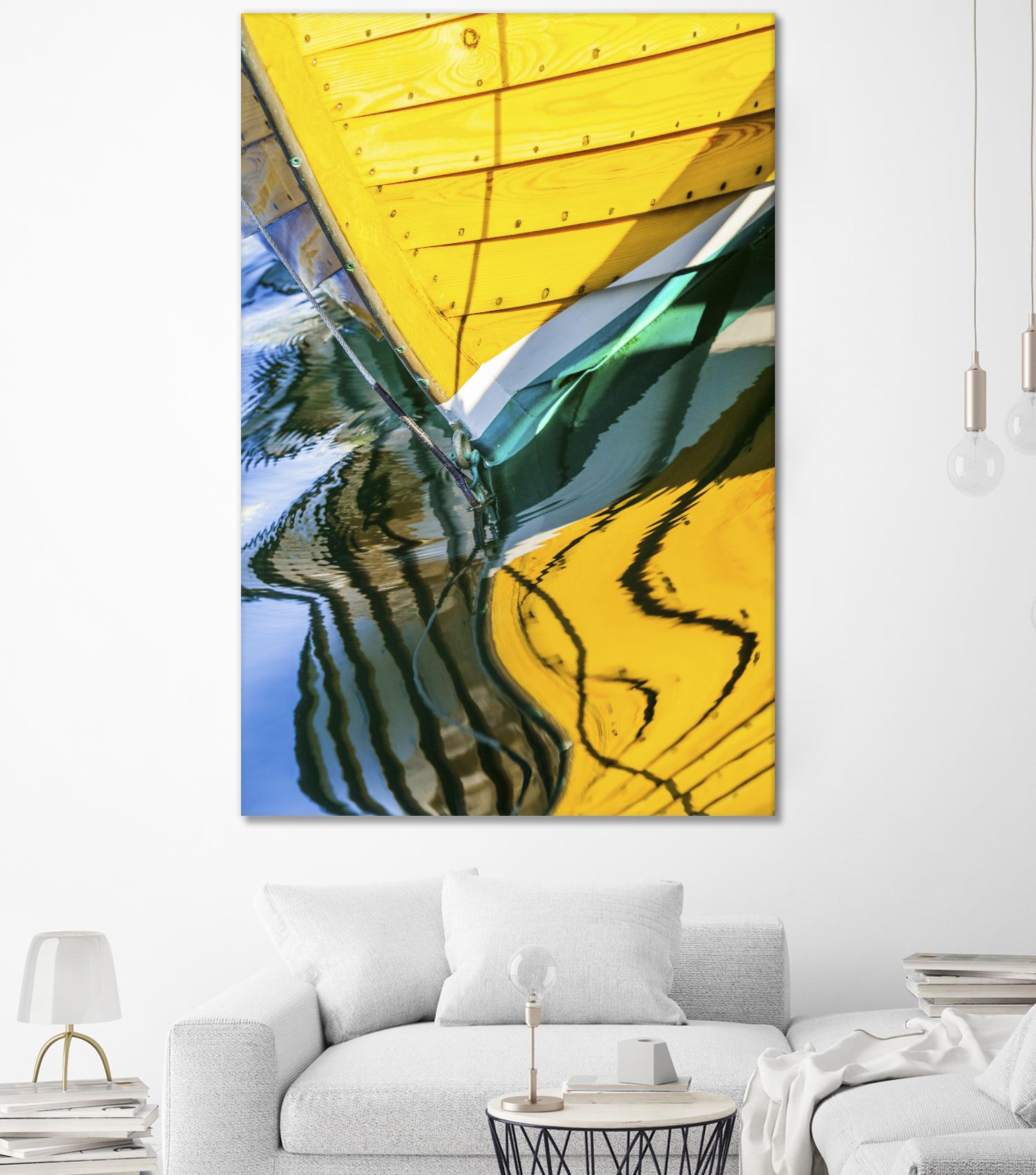 Sunny Yellow Days by Melissa McClain on GIANT ART - blue photo art