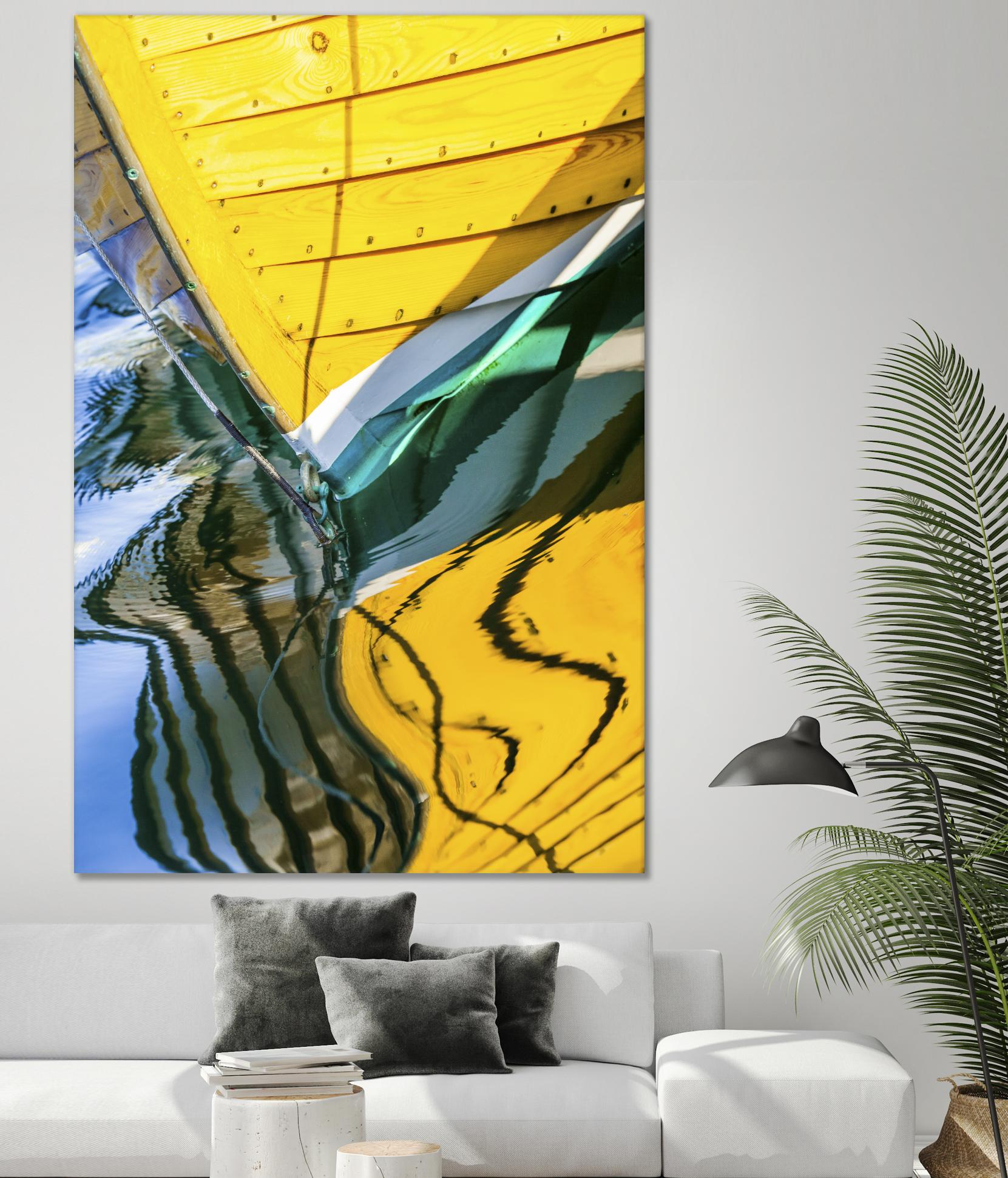 Sunny Yellow Days by Melissa McClain on GIANT ART - blue photo art