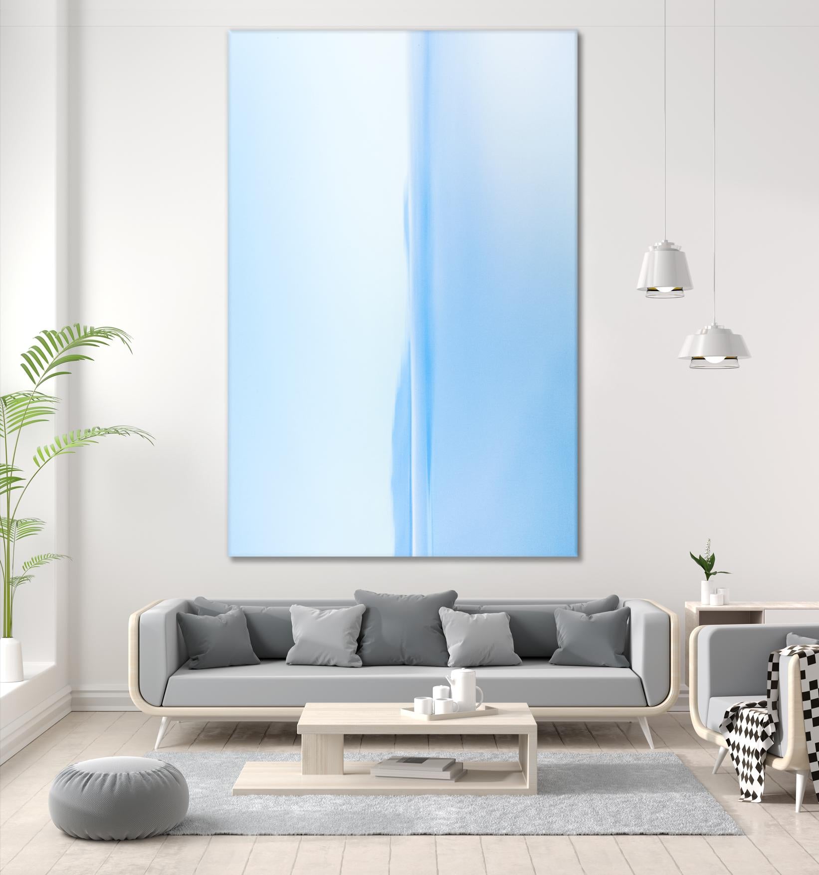 Daydreaming in Blue by Melissa McClain on GIANT ART - blue abstract
