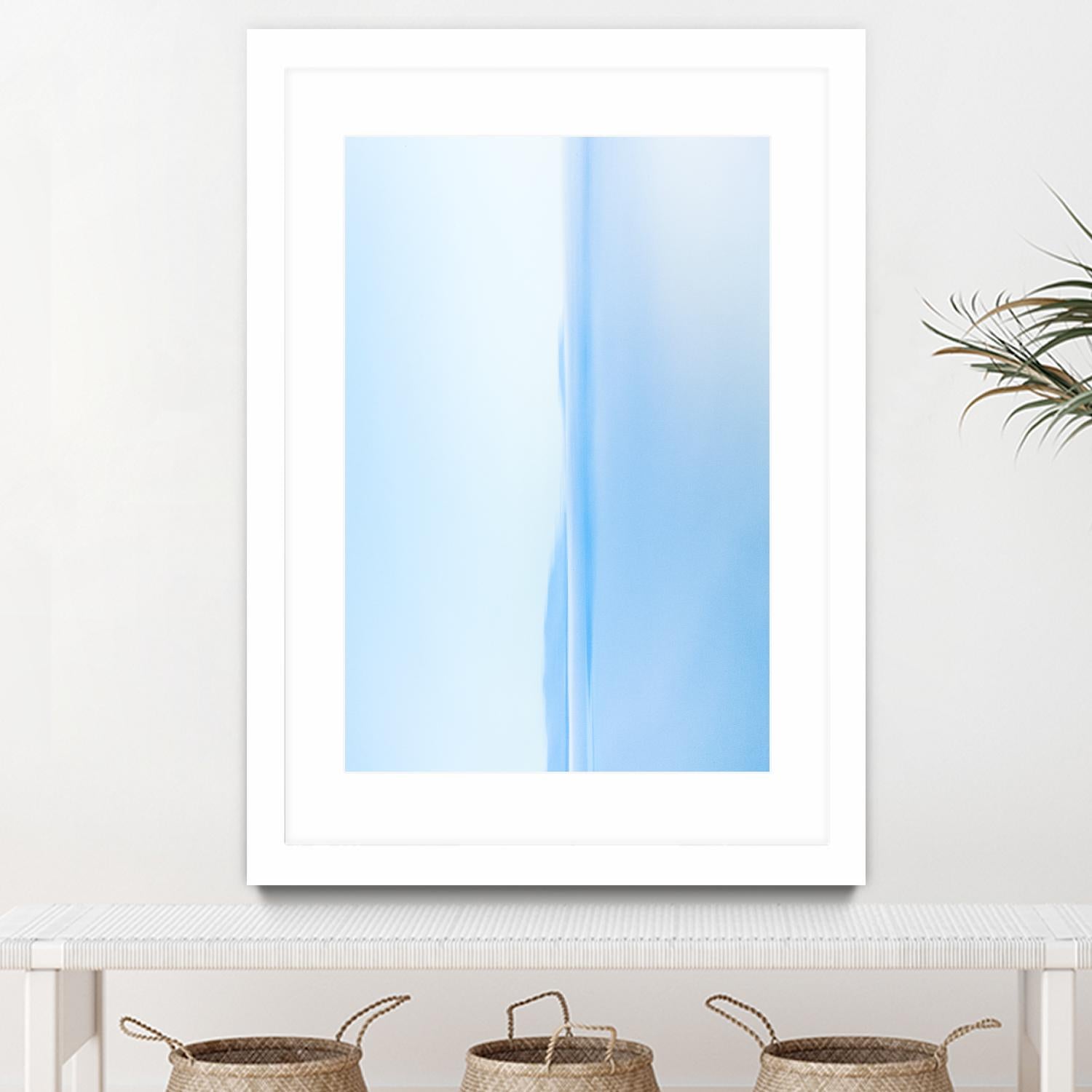 Daydreaming in Blue by Melissa McClain on GIANT ART - blue abstract