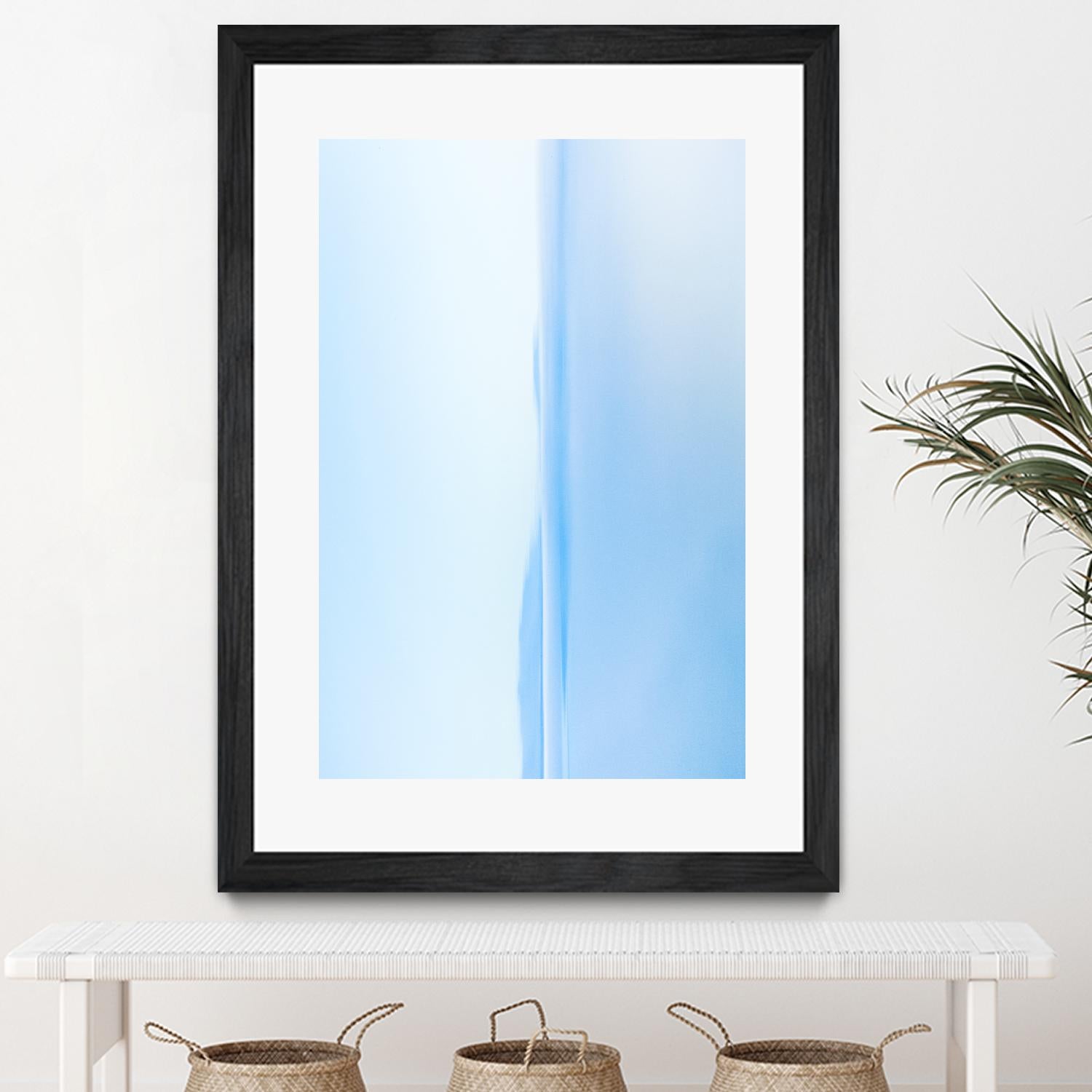 Daydreaming in Blue by Melissa McClain on GIANT ART - blue abstract