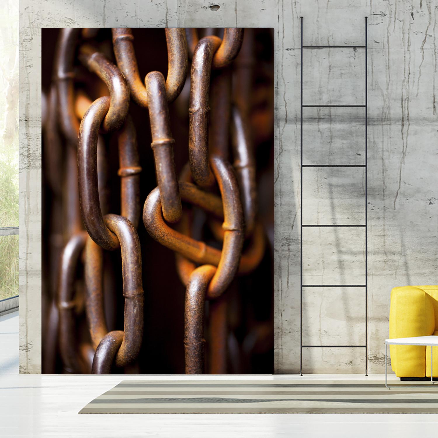 In Chains by Melissa McClain on GIANT ART - rust photo art