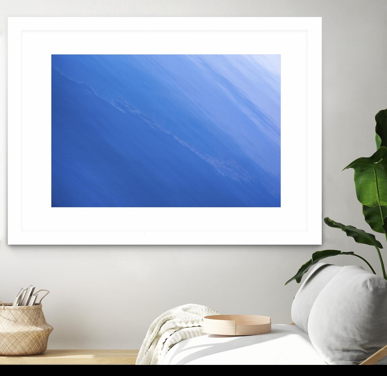 Sea of Blue by Melissa McClain on GIANT ART - blue abstract