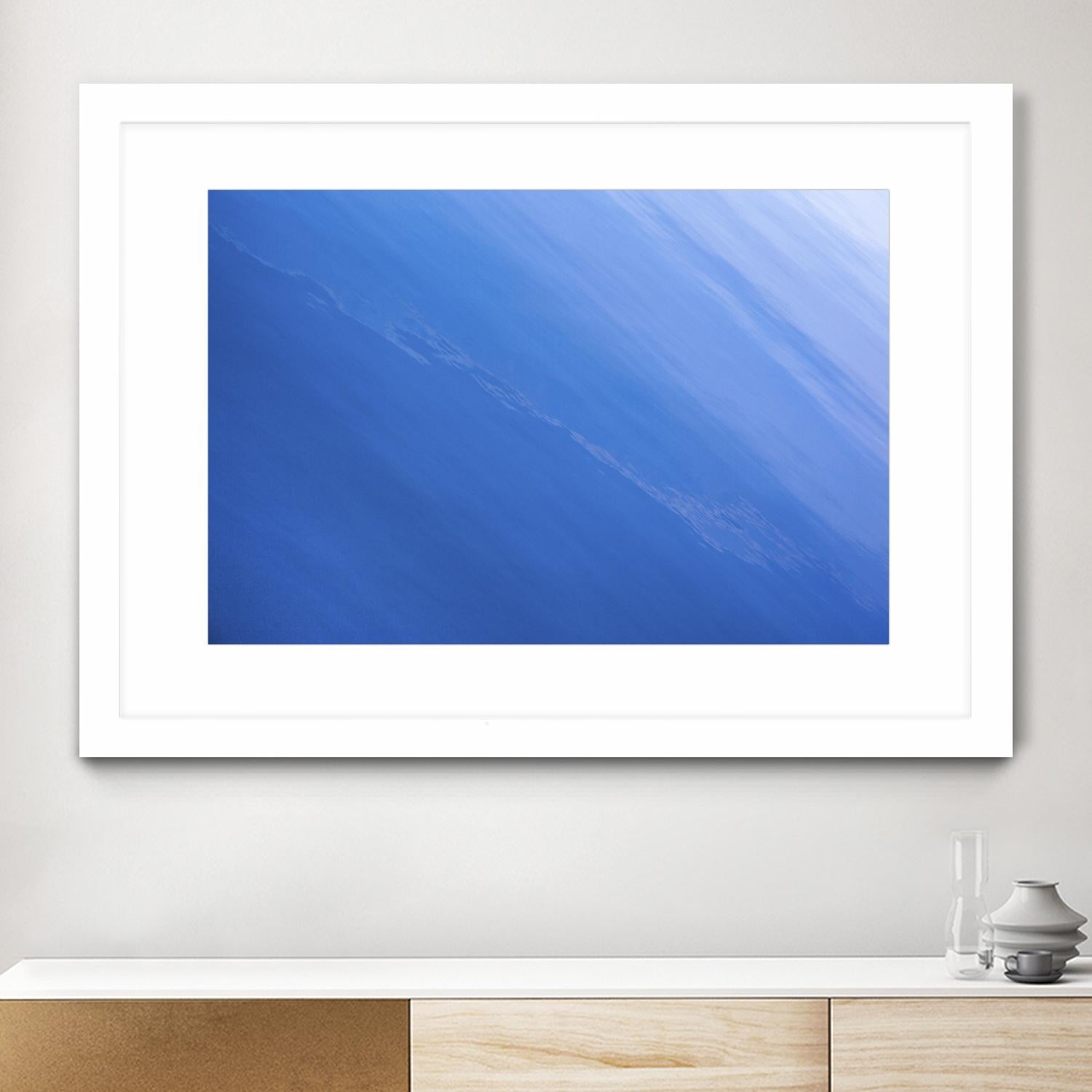 Sea of Blue by Melissa McClain on GIANT ART - blue abstract