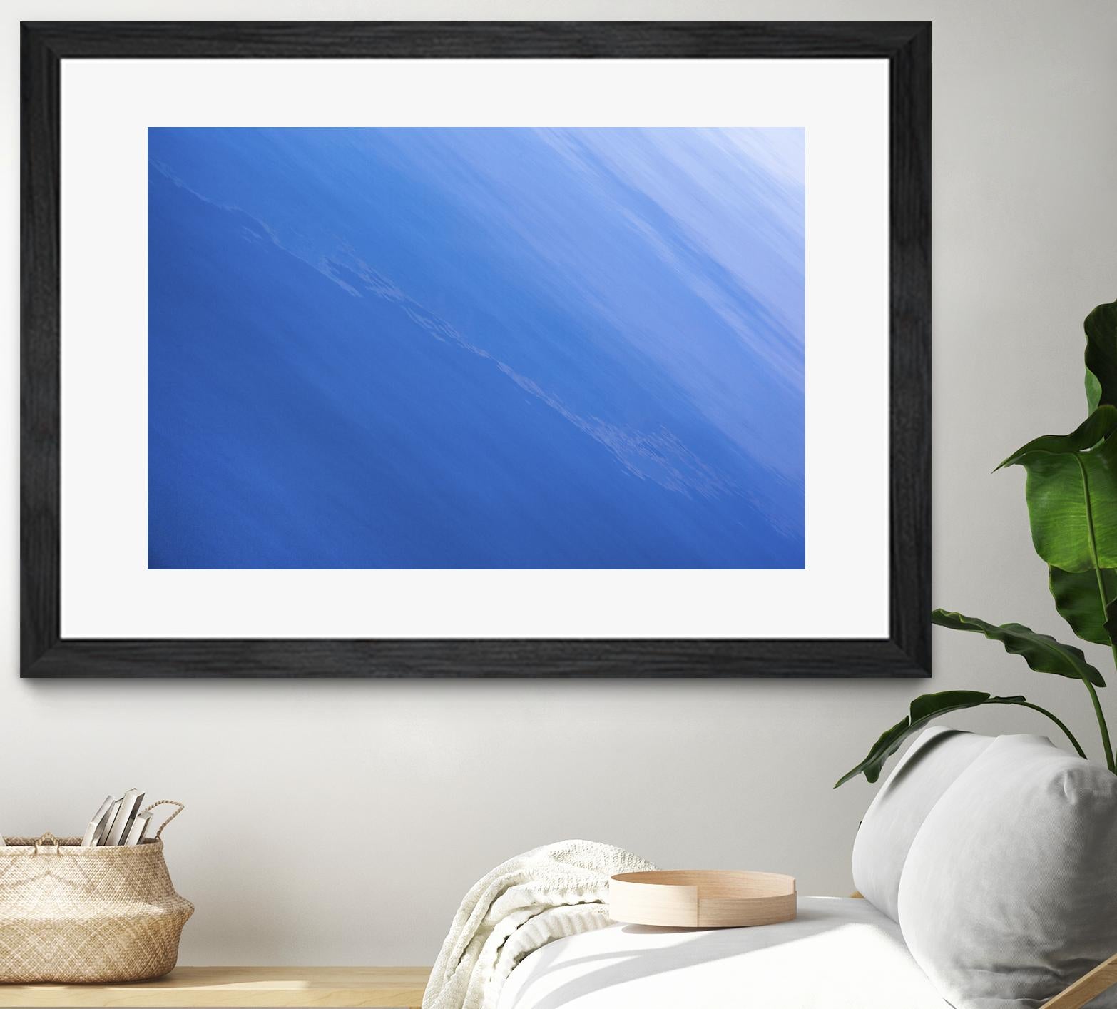 Sea of Blue by Melissa McClain on GIANT ART - blue abstract
