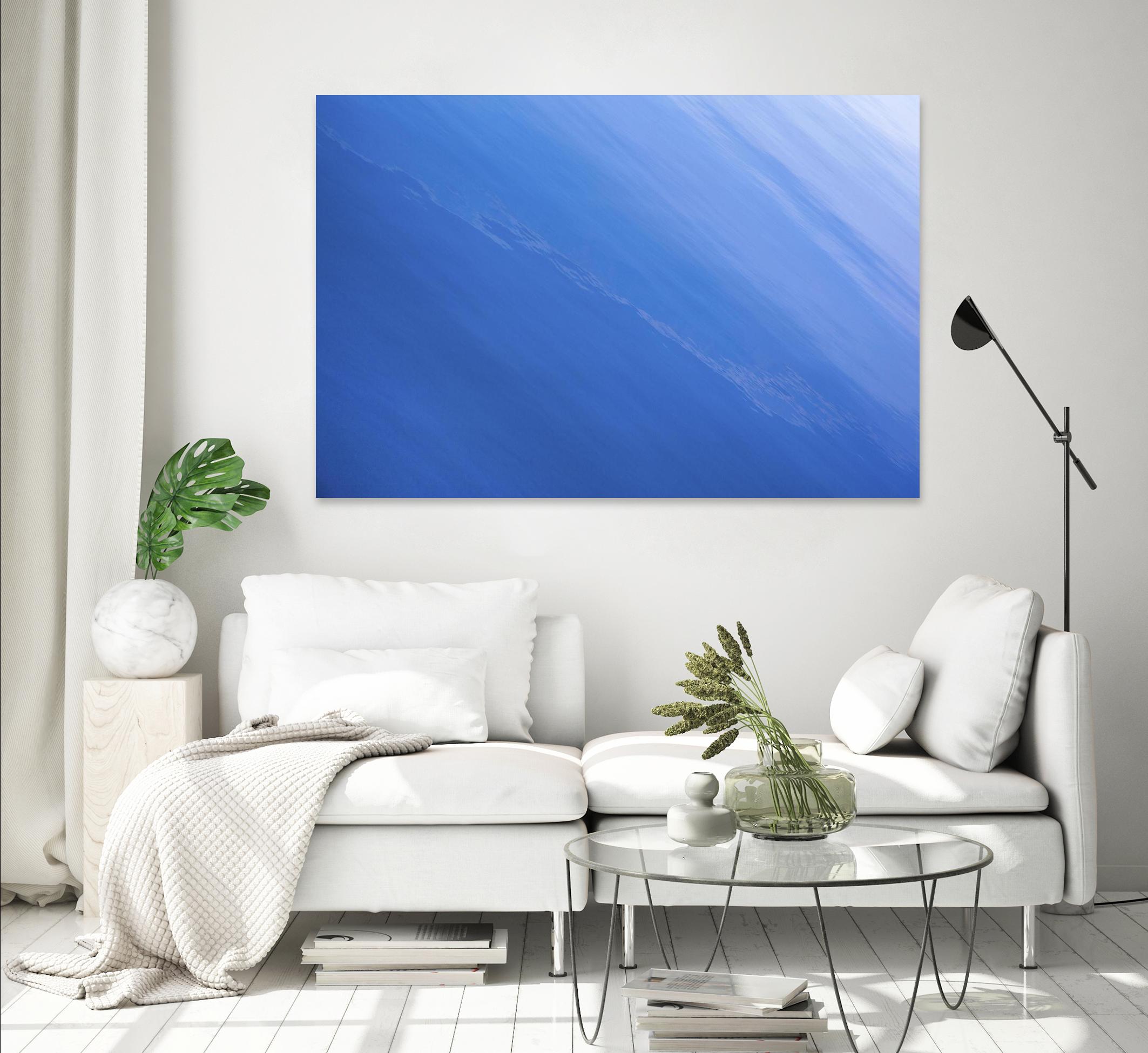Sea of Blue by Melissa McClain on GIANT ART - blue abstract