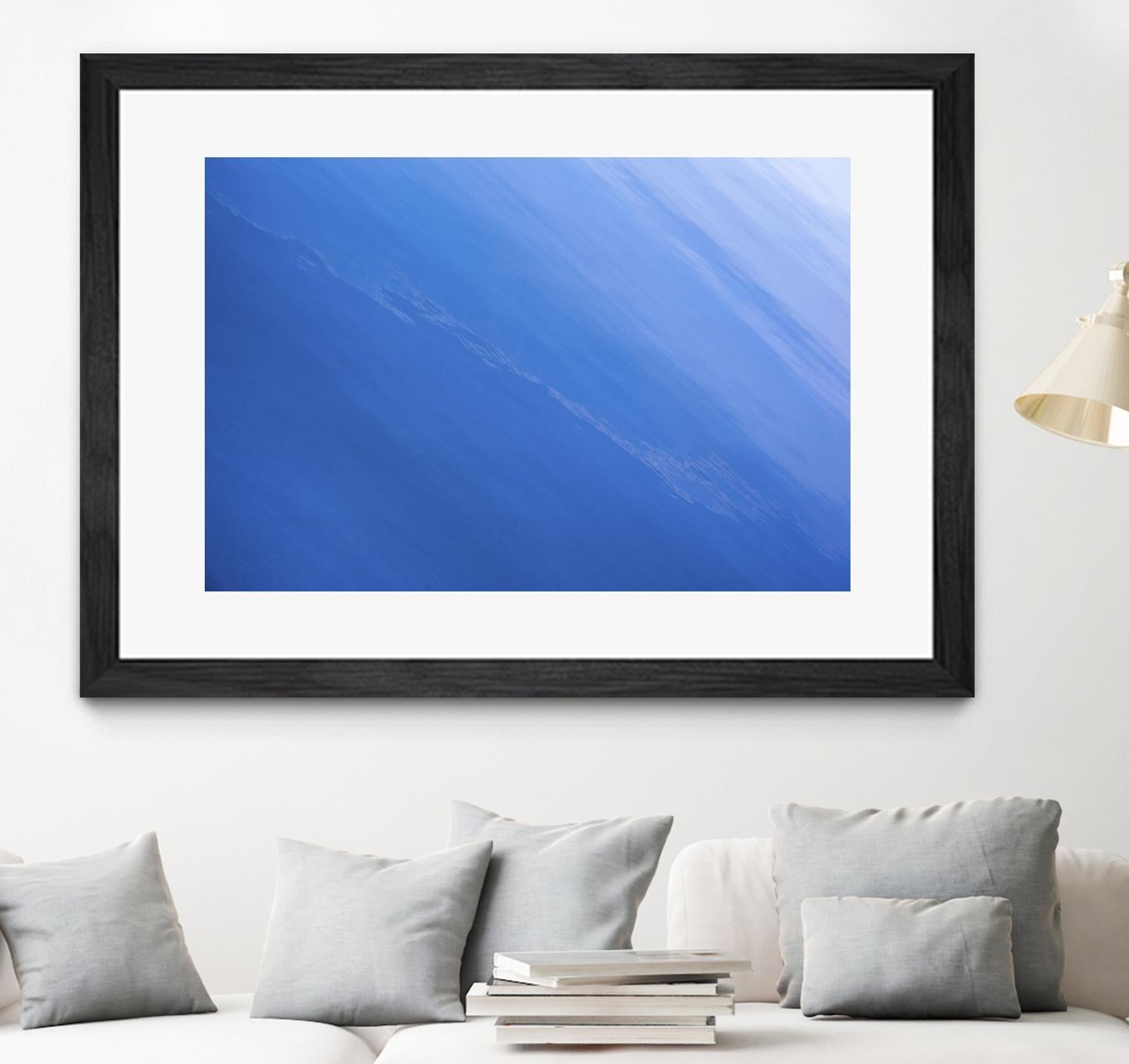 Sea of Blue by Melissa McClain on GIANT ART - blue abstract