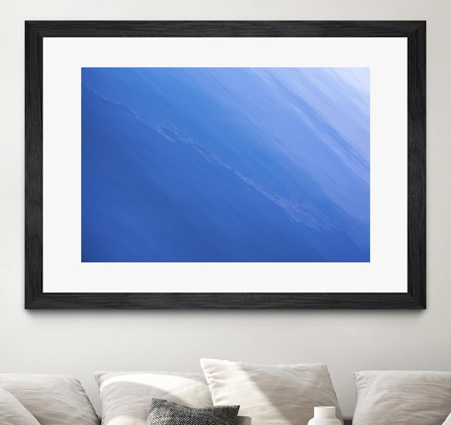 Sea of Blue by Melissa McClain on GIANT ART - blue abstract