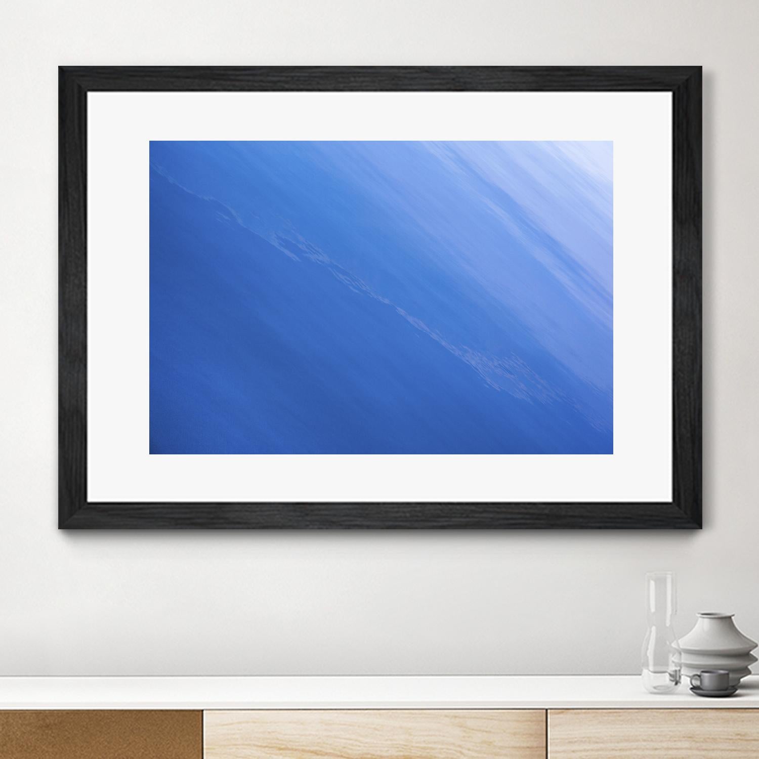 Sea of Blue by Melissa McClain on GIANT ART - blue abstract