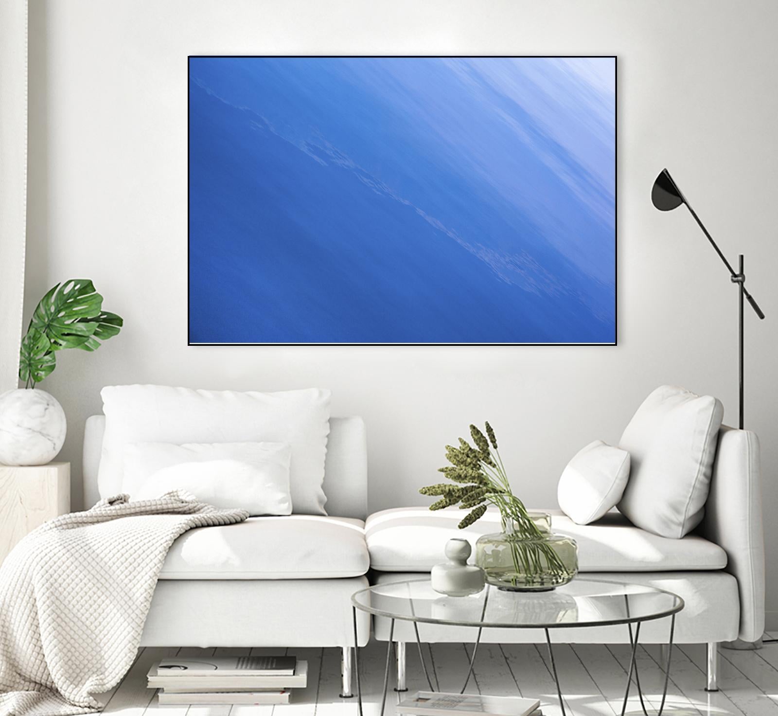 Sea of Blue by Melissa McClain on GIANT ART - blue abstract
