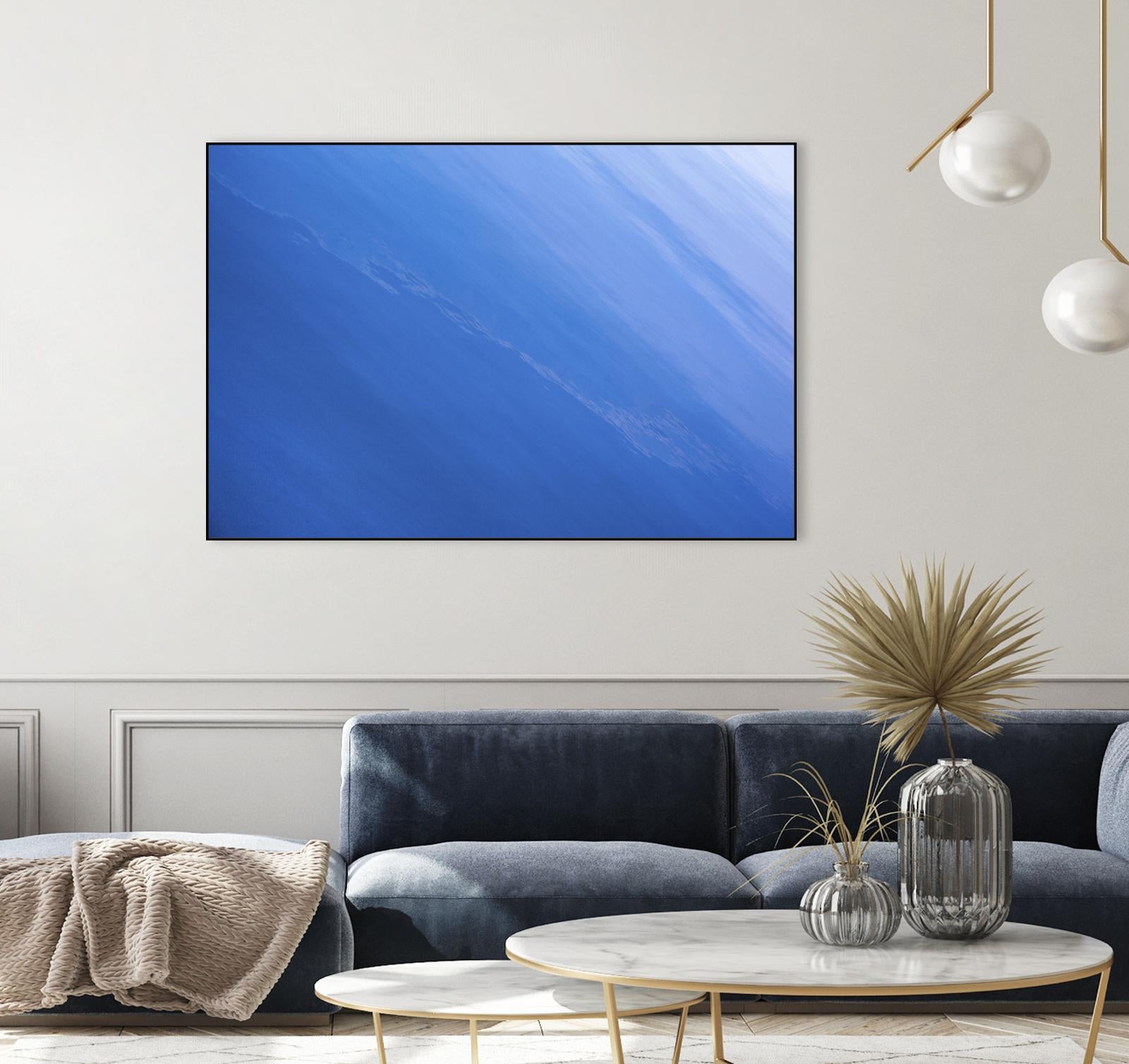 Sea of Blue by Melissa McClain on GIANT ART - blue abstract
