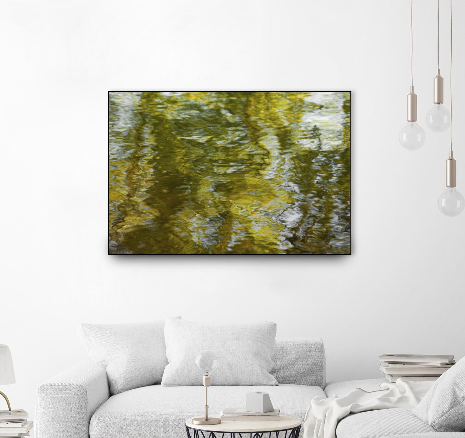 Morning Pond by Melissa McClain on GIANT ART - grey abstract