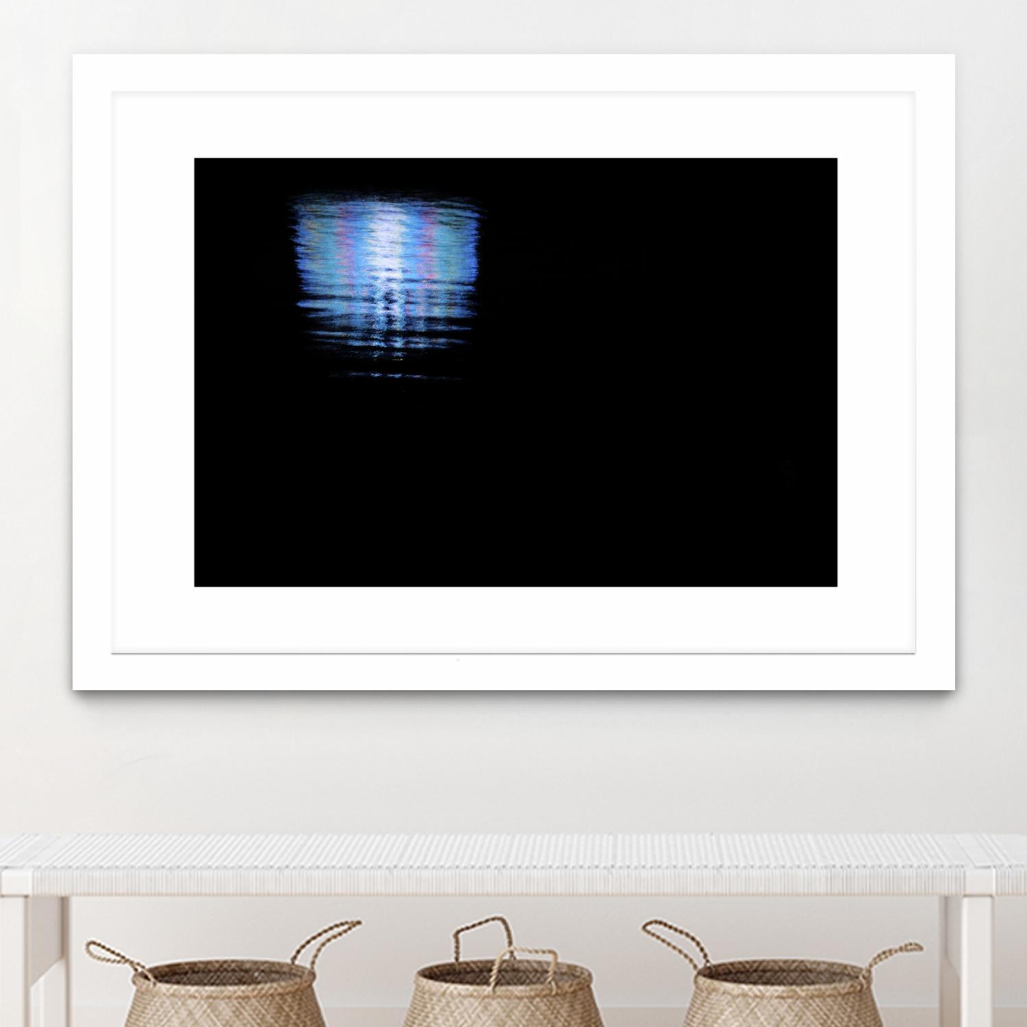 Midnight Blue by Melissa McClain on GIANT ART - blue abstract