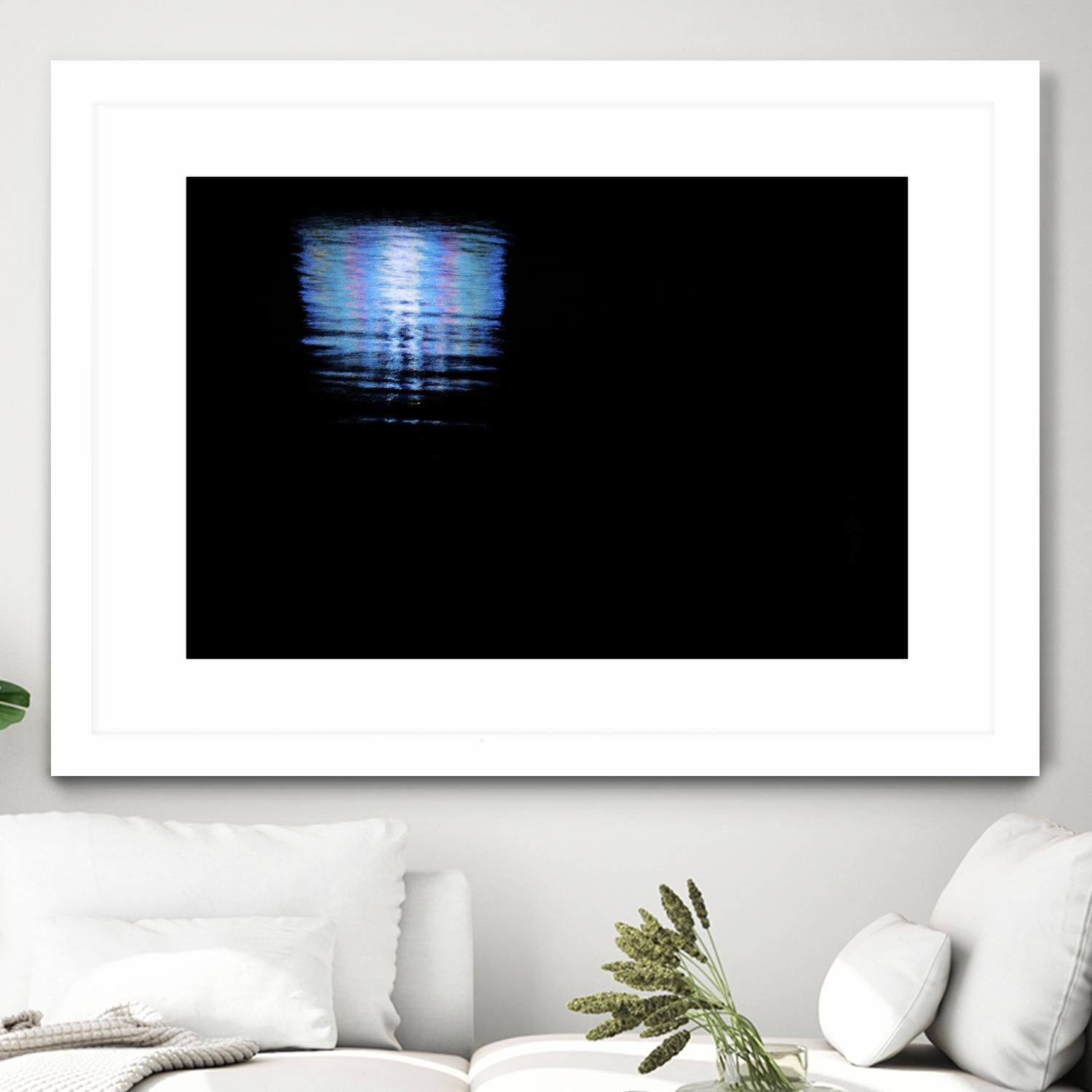 Midnight Blue by Melissa McClain on GIANT ART - blue abstract