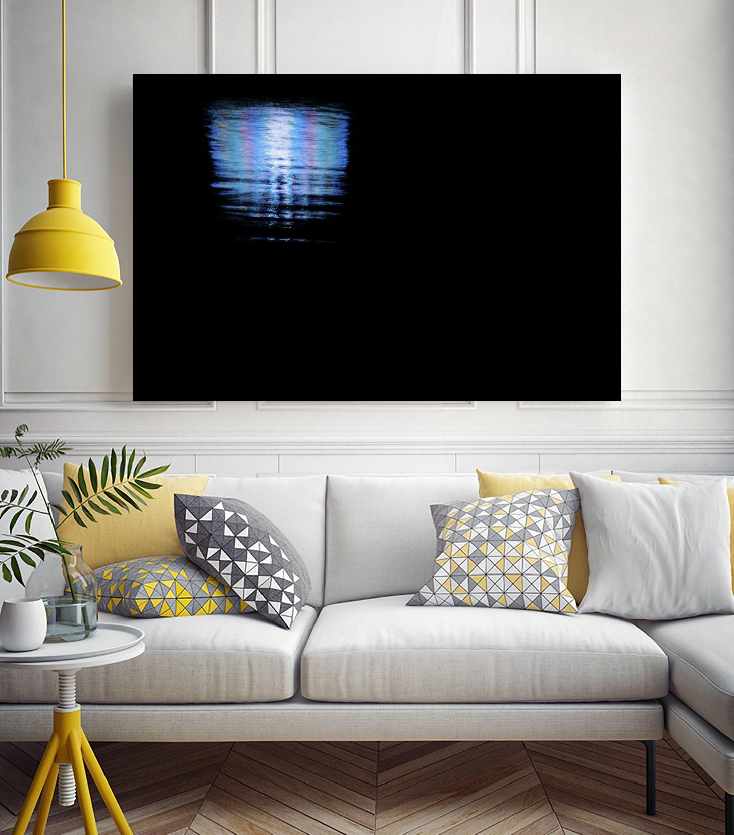 Midnight Blue by Melissa McClain on GIANT ART - blue abstract