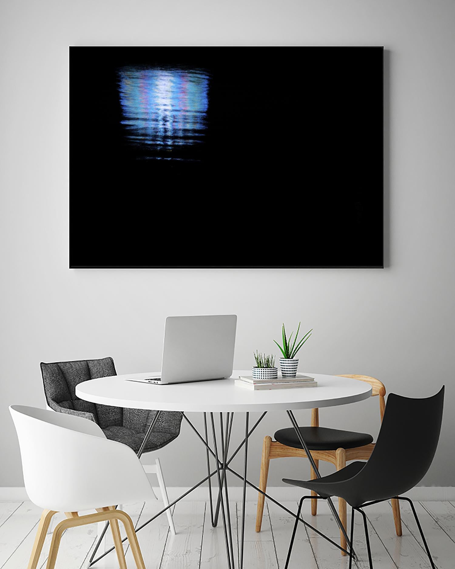 Midnight Blue by Melissa McClain on GIANT ART - blue abstract