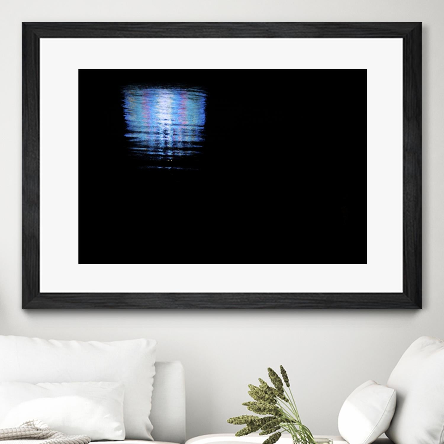 Midnight Blue by Melissa McClain on GIANT ART - blue abstract