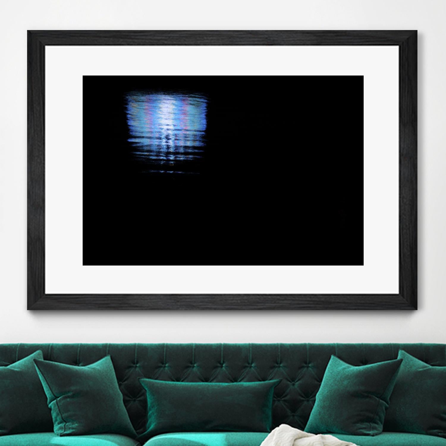 Midnight Blue by Melissa McClain on GIANT ART - blue abstract