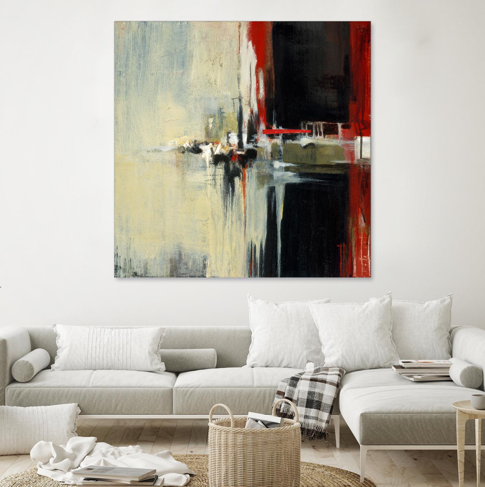 In the Reflexion by Terri Burris on GIANT ART - black abstract