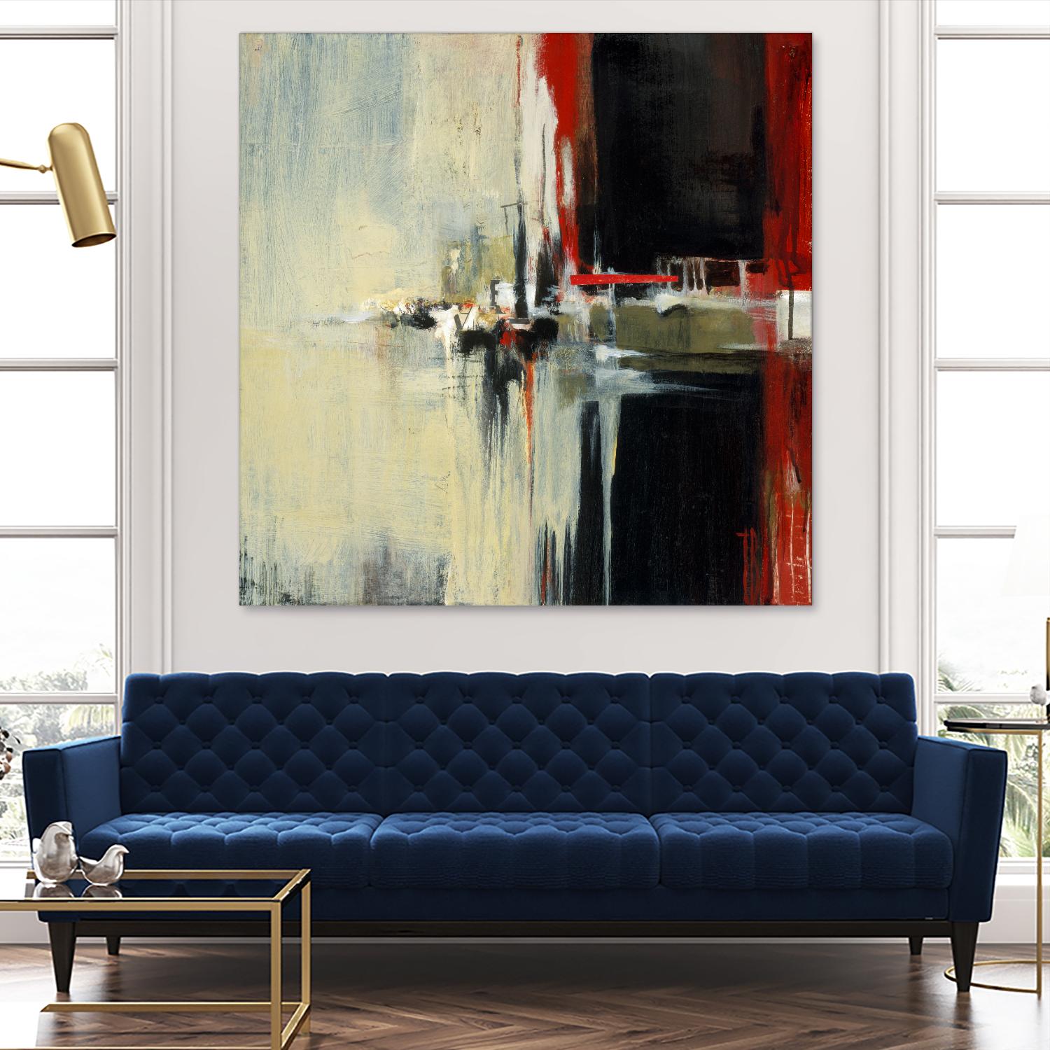 In the Reflexion by Terri Burris on GIANT ART - black abstract