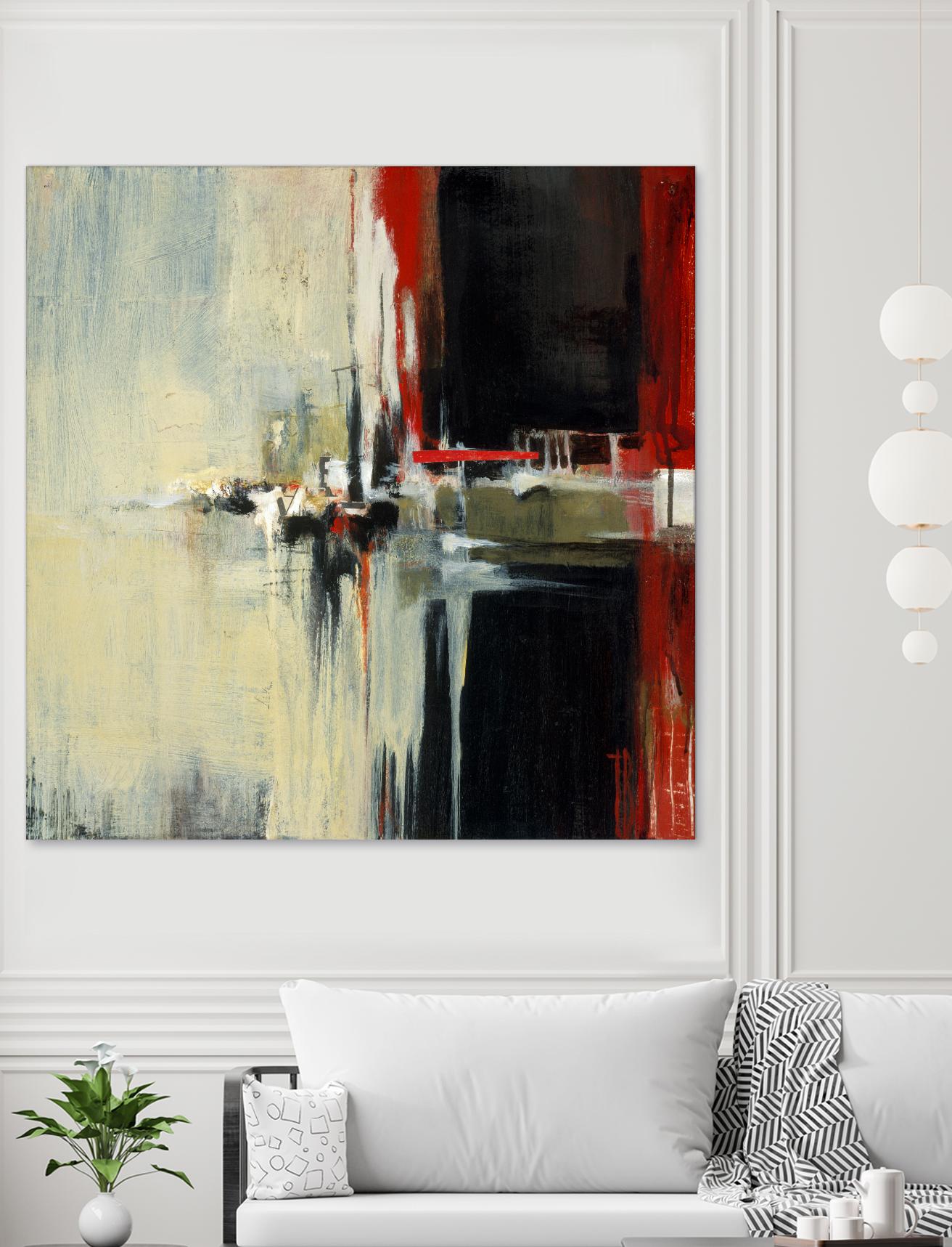 In the Reflexion by Terri Burris on GIANT ART - black abstract