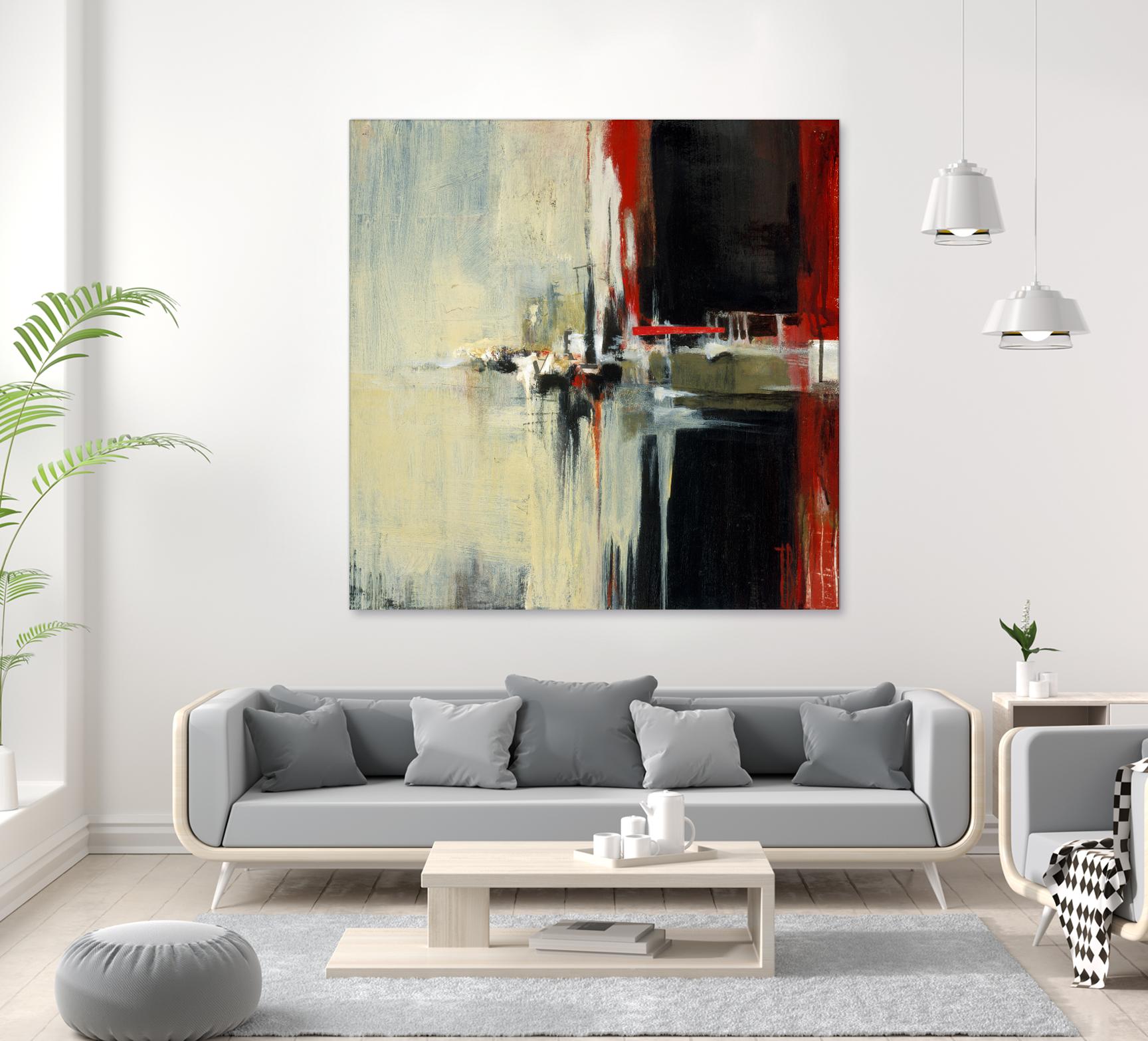 In the Reflexion by Terri Burris on GIANT ART - black abstract