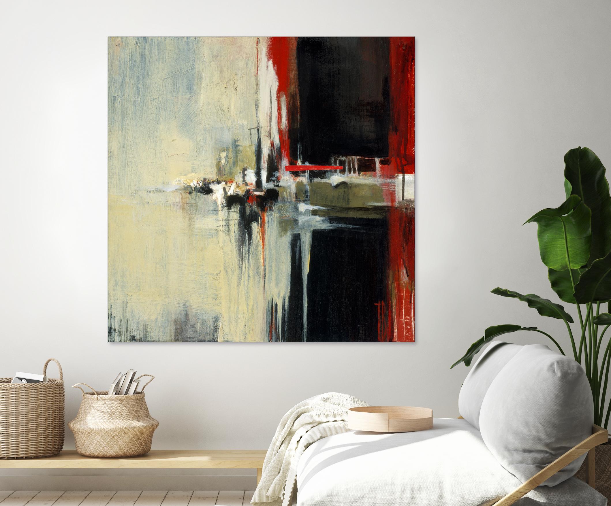 In the Reflexion by Terri Burris on GIANT ART - black abstract