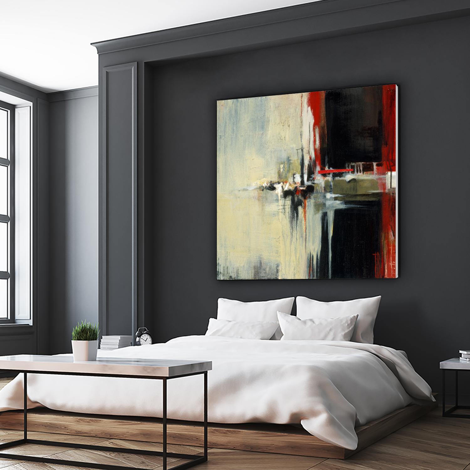 In the Reflexion by Terri Burris on GIANT ART - black abstract