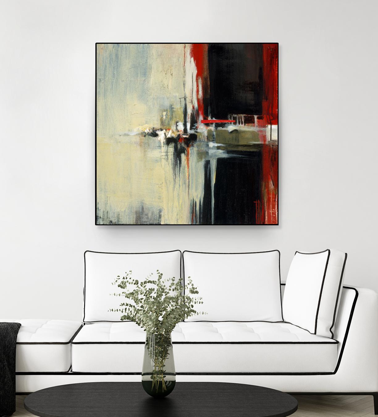 In the Reflexion by Terri Burris on GIANT ART - black abstract