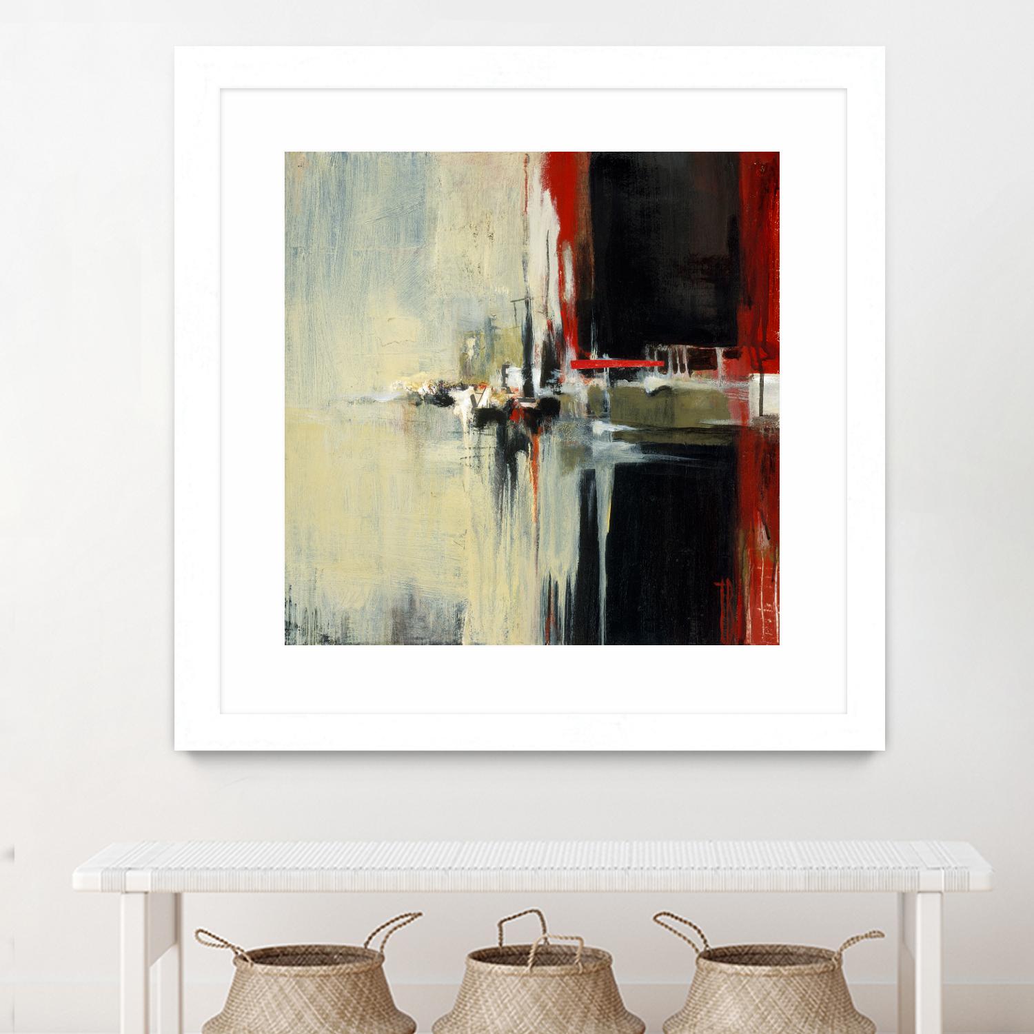 In the Reflexion by Terri Burris on GIANT ART - black abstract