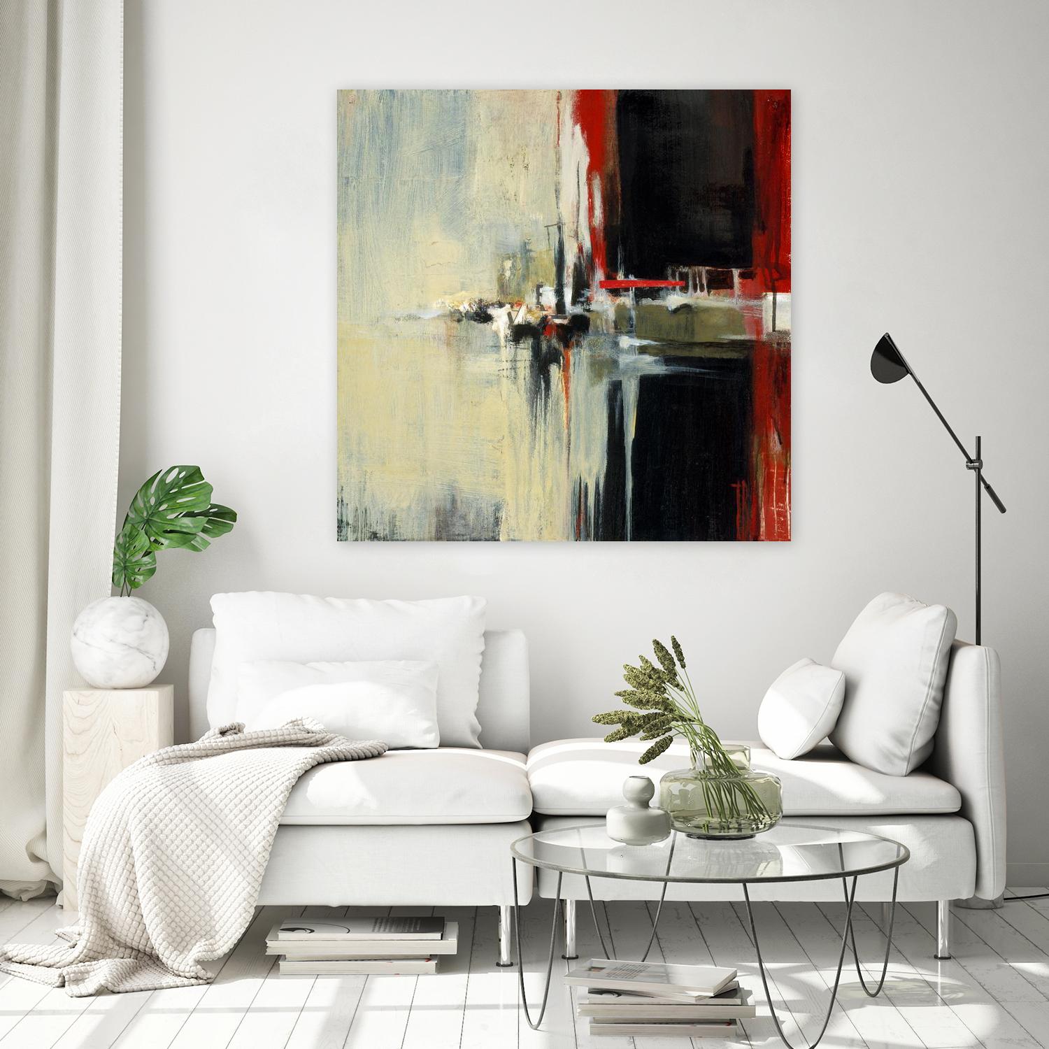 In the Reflexion by Terri Burris on GIANT ART - black abstract