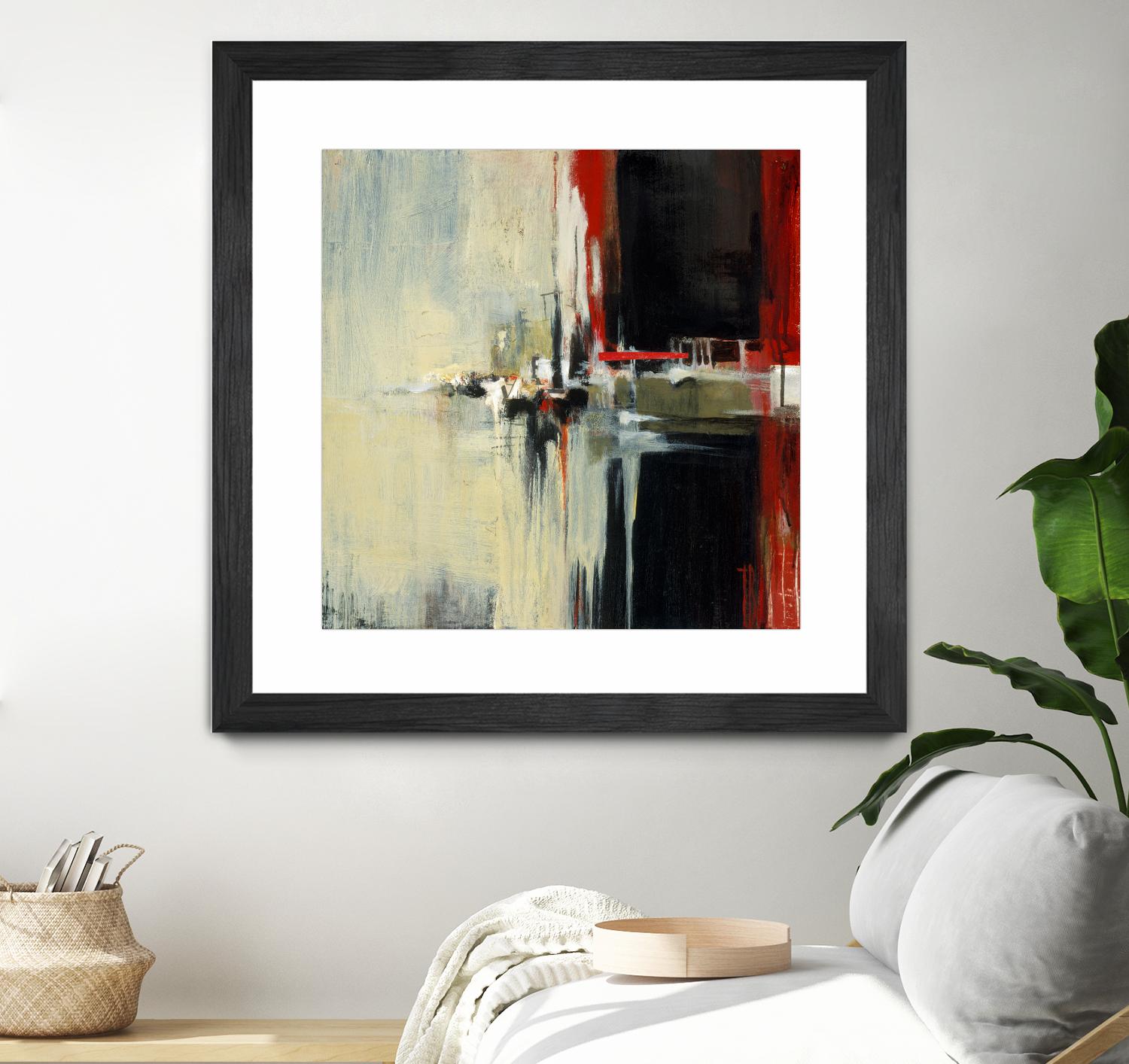 In the Reflexion by Terri Burris on GIANT ART - black abstract