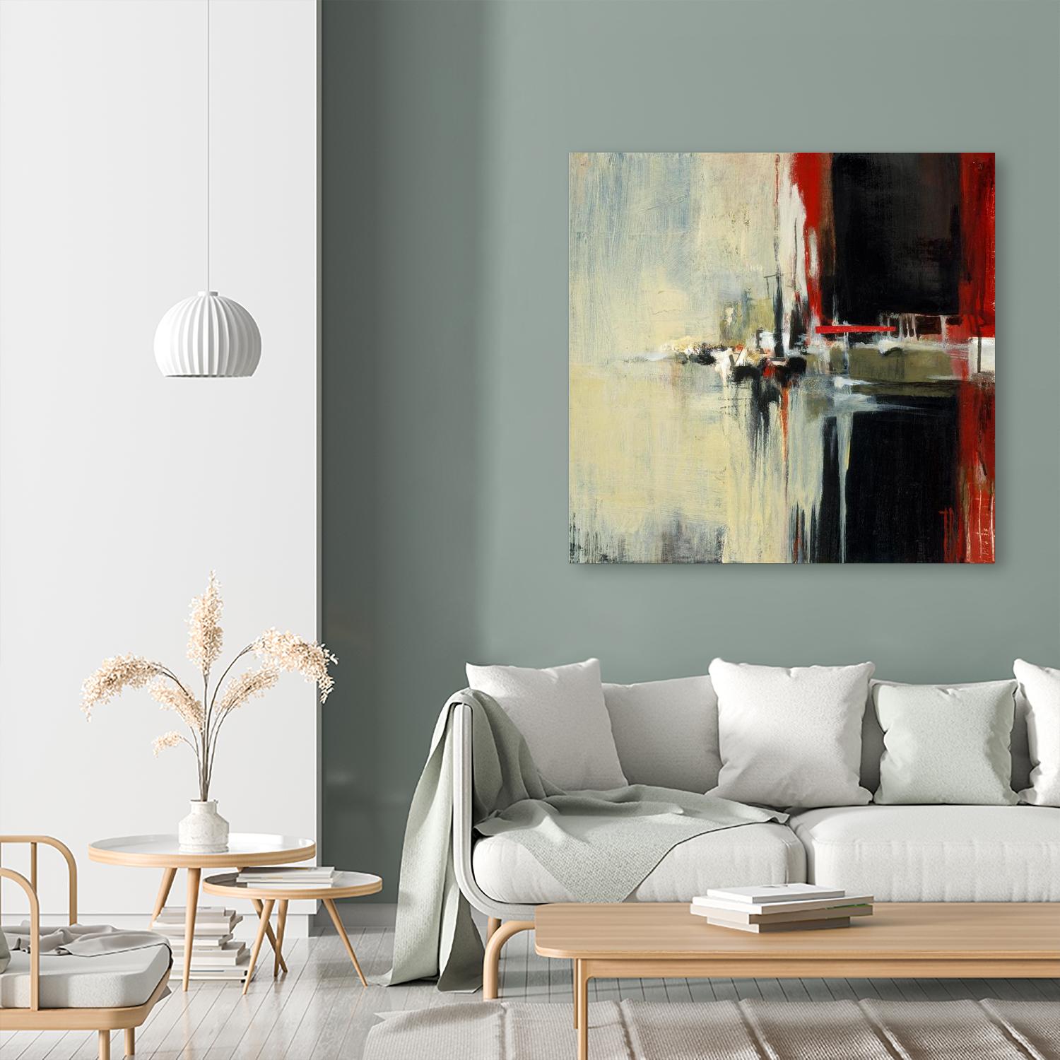 In the Reflexion by Terri Burris on GIANT ART - black abstract