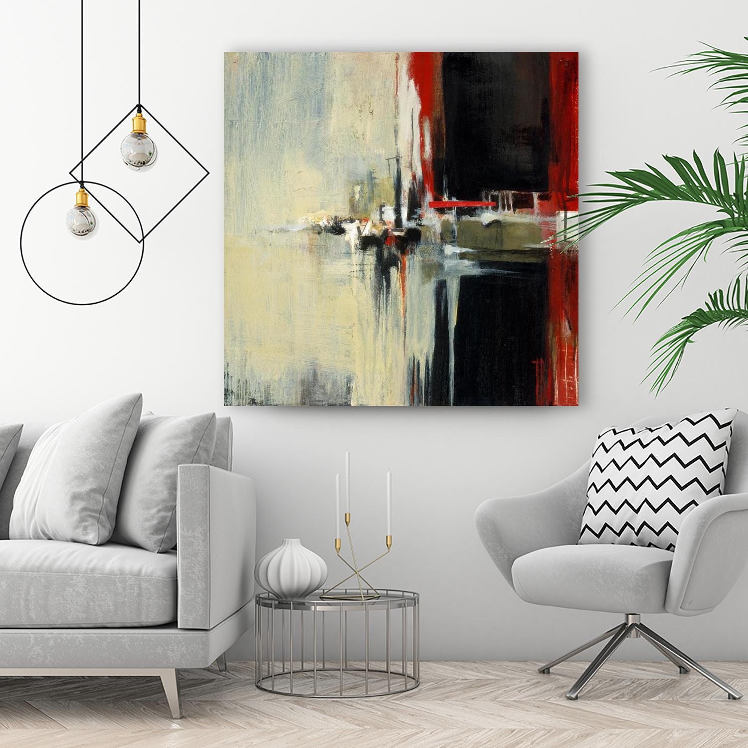 In the Reflexion by Terri Burris on GIANT ART - black abstract