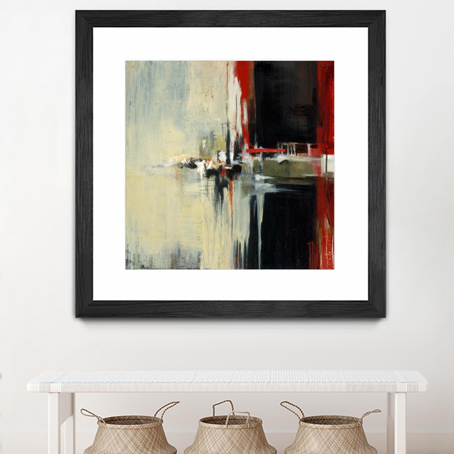 In the Reflexion by Terri Burris on GIANT ART - black abstract