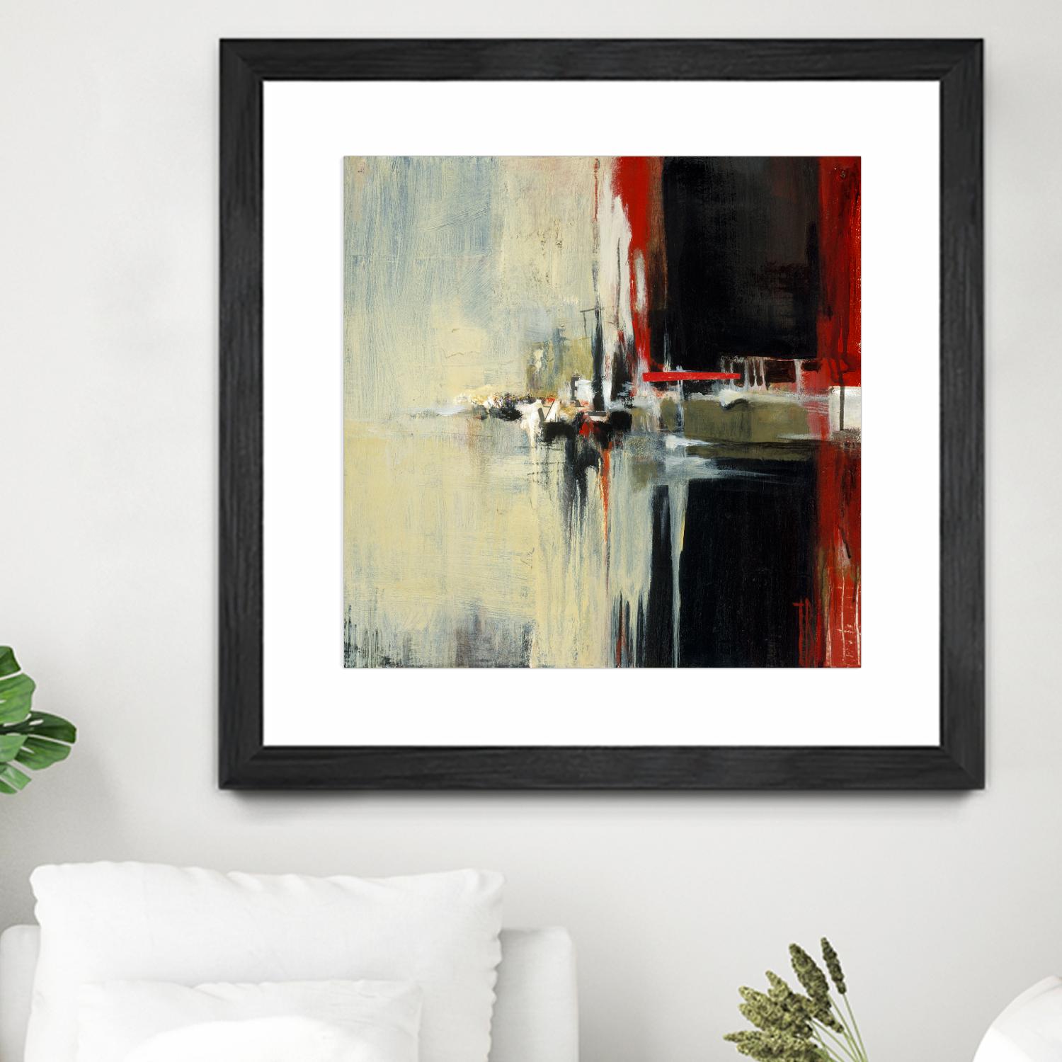 In the Reflexion by Terri Burris on GIANT ART - black abstract