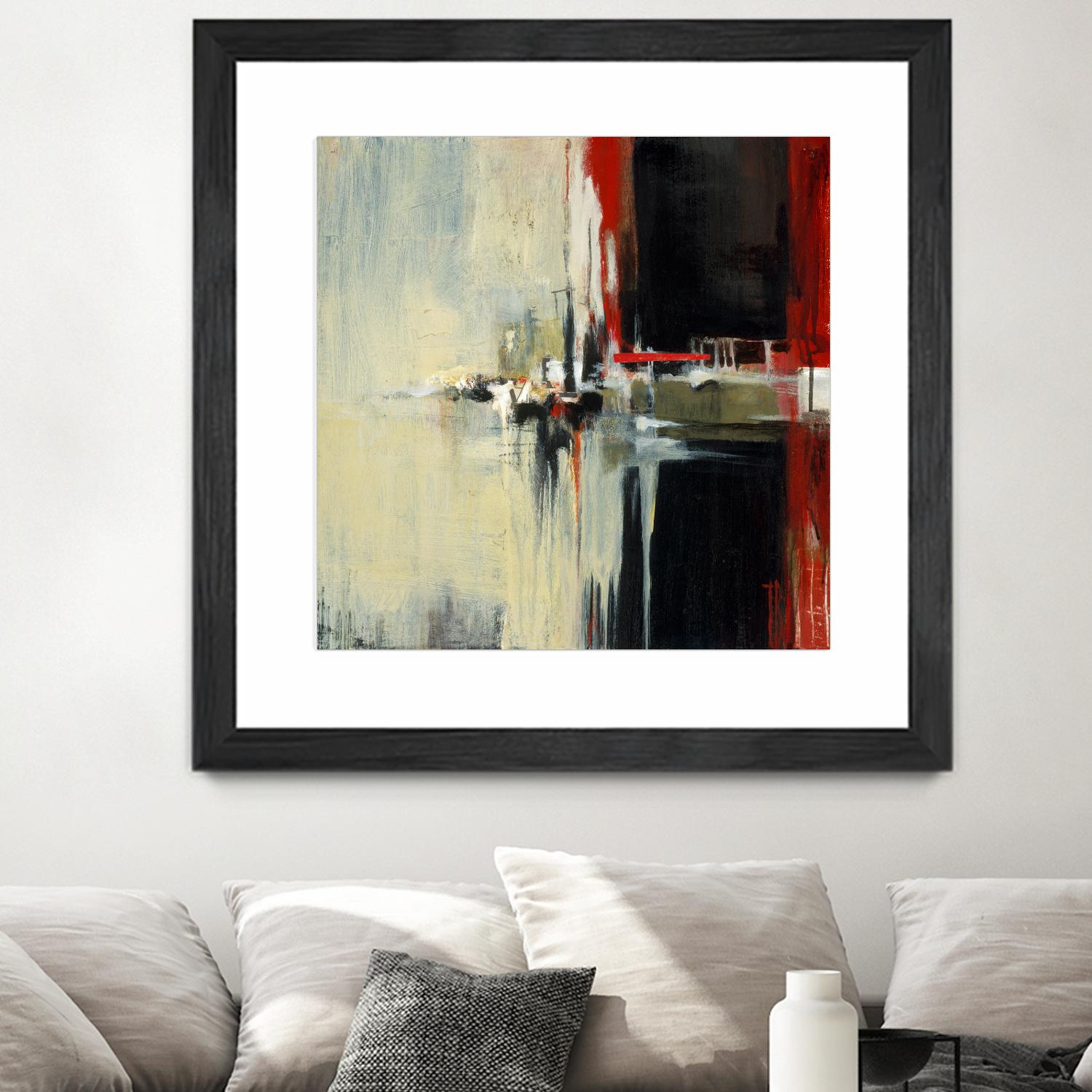 In the Reflexion by Terri Burris on GIANT ART - black abstract