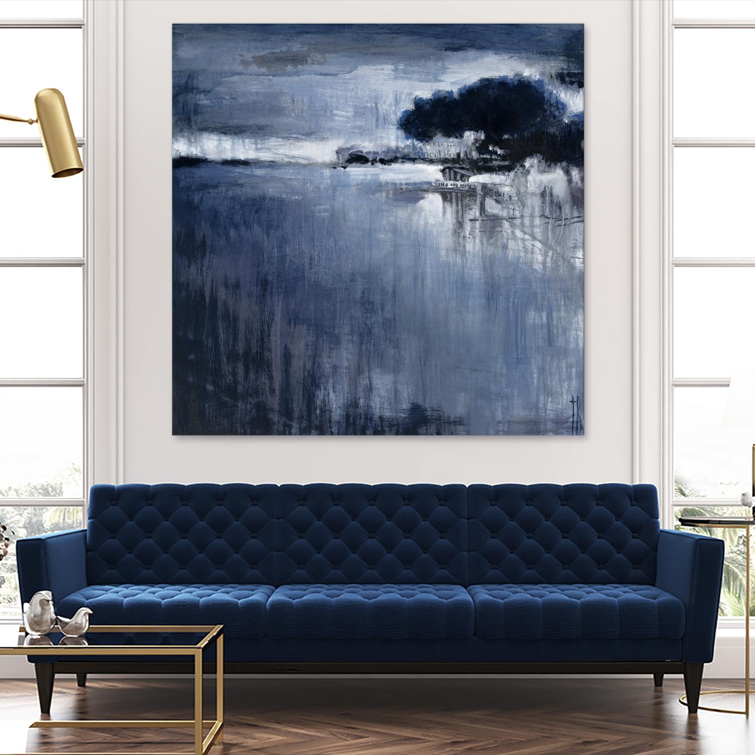 Cambria Fields by Terri Burris on GIANT ART - white abstract