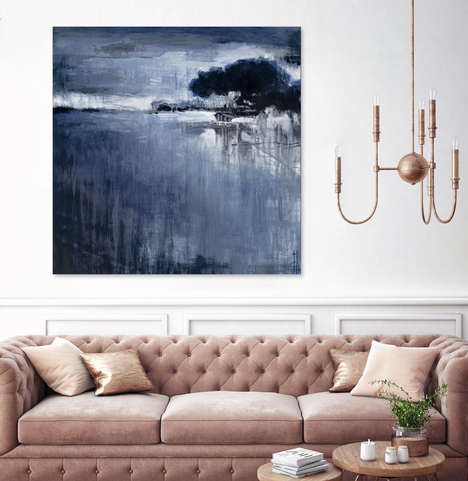 Cambria Fields by Terri Burris on GIANT ART - white abstract